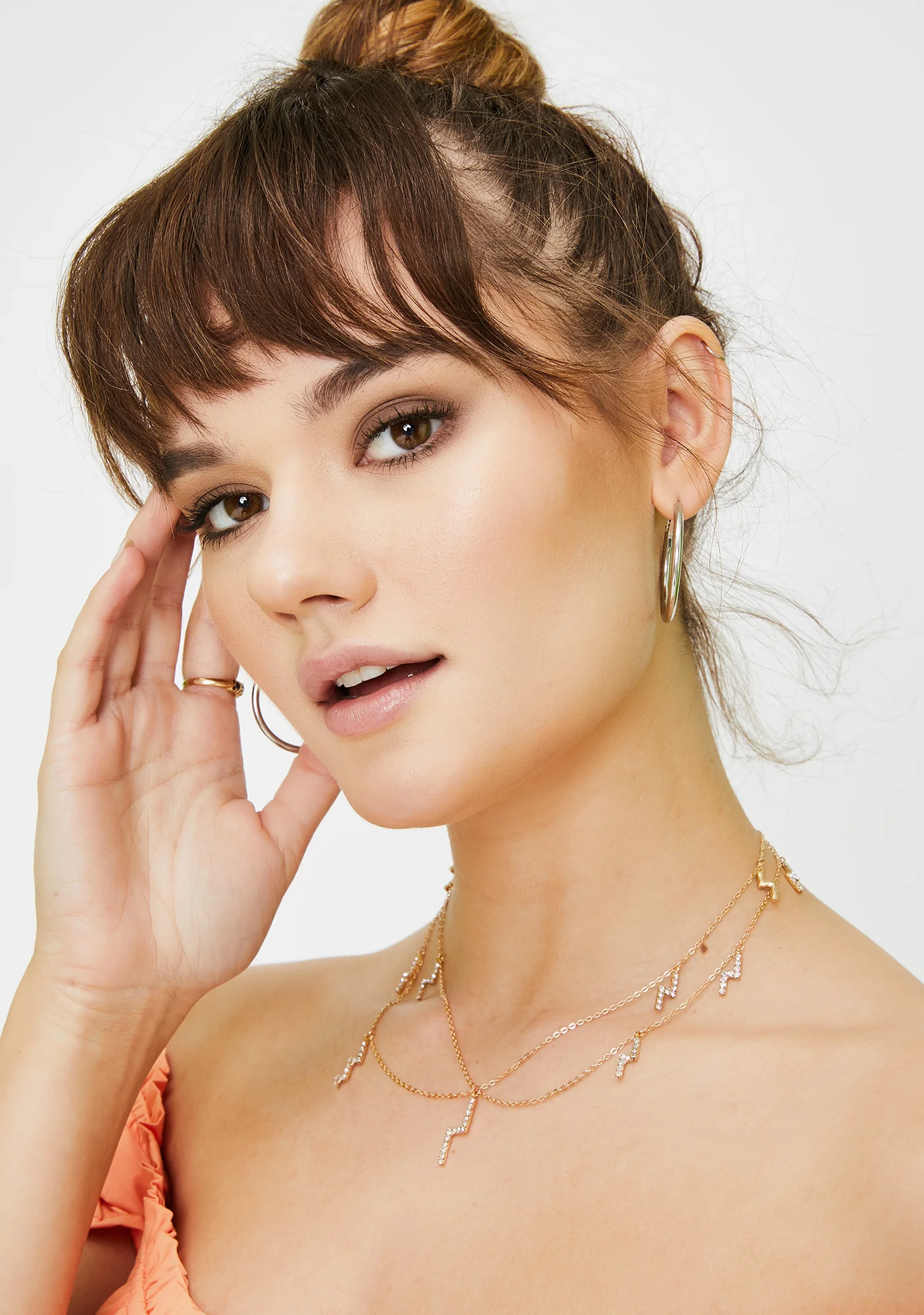 Cutie Shock Rhinestone Necklace - Image 3