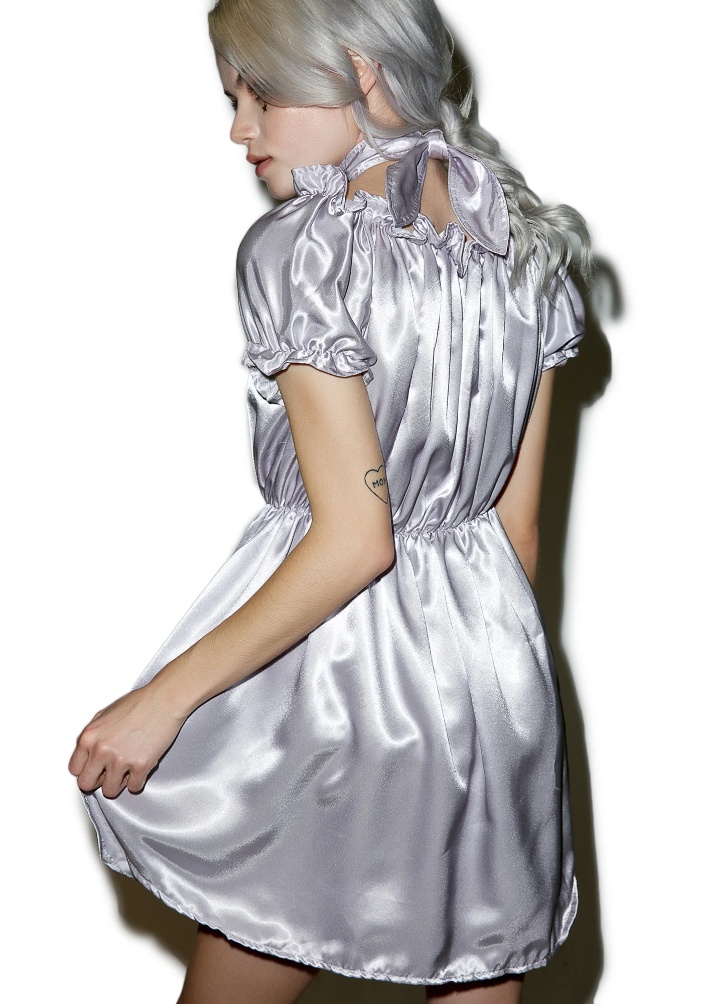 Cyber Babygirl Silk Dress - Image 4