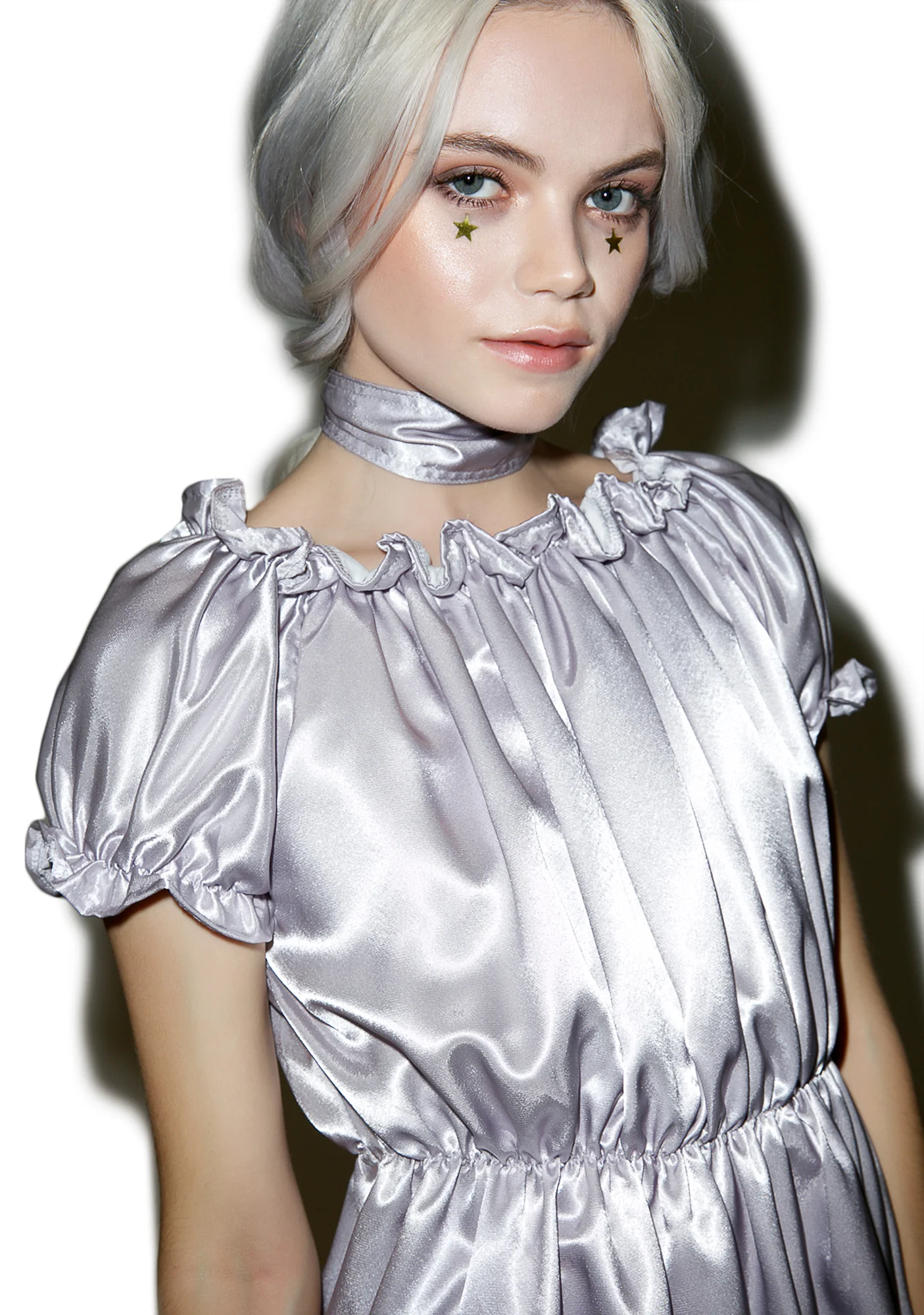 Cyber Babygirl Silk Dress - Image 5
