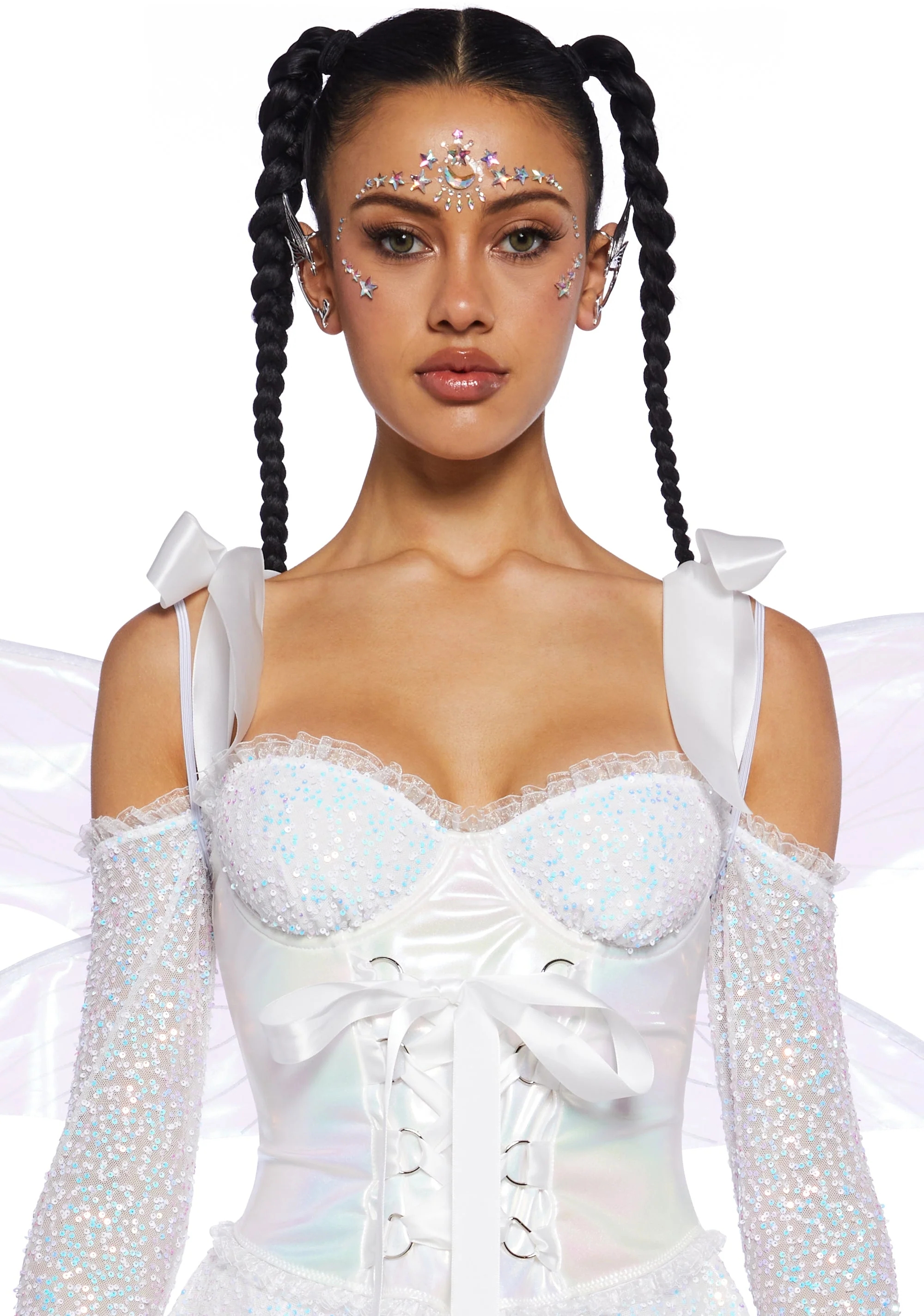 Cyber Fairy Costume Set - White - Image 8