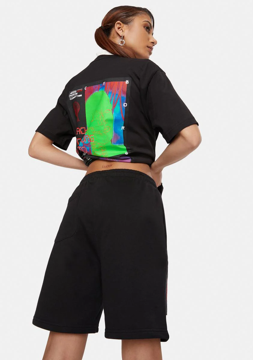Cyborg Love Program Graphic Shorts - Image 4