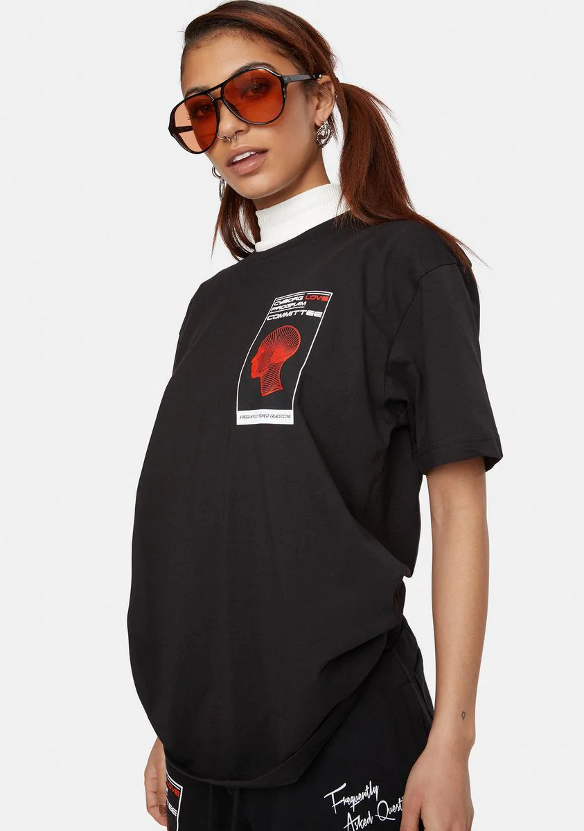 Cyborg Love Program Graphic Tee - Image 4