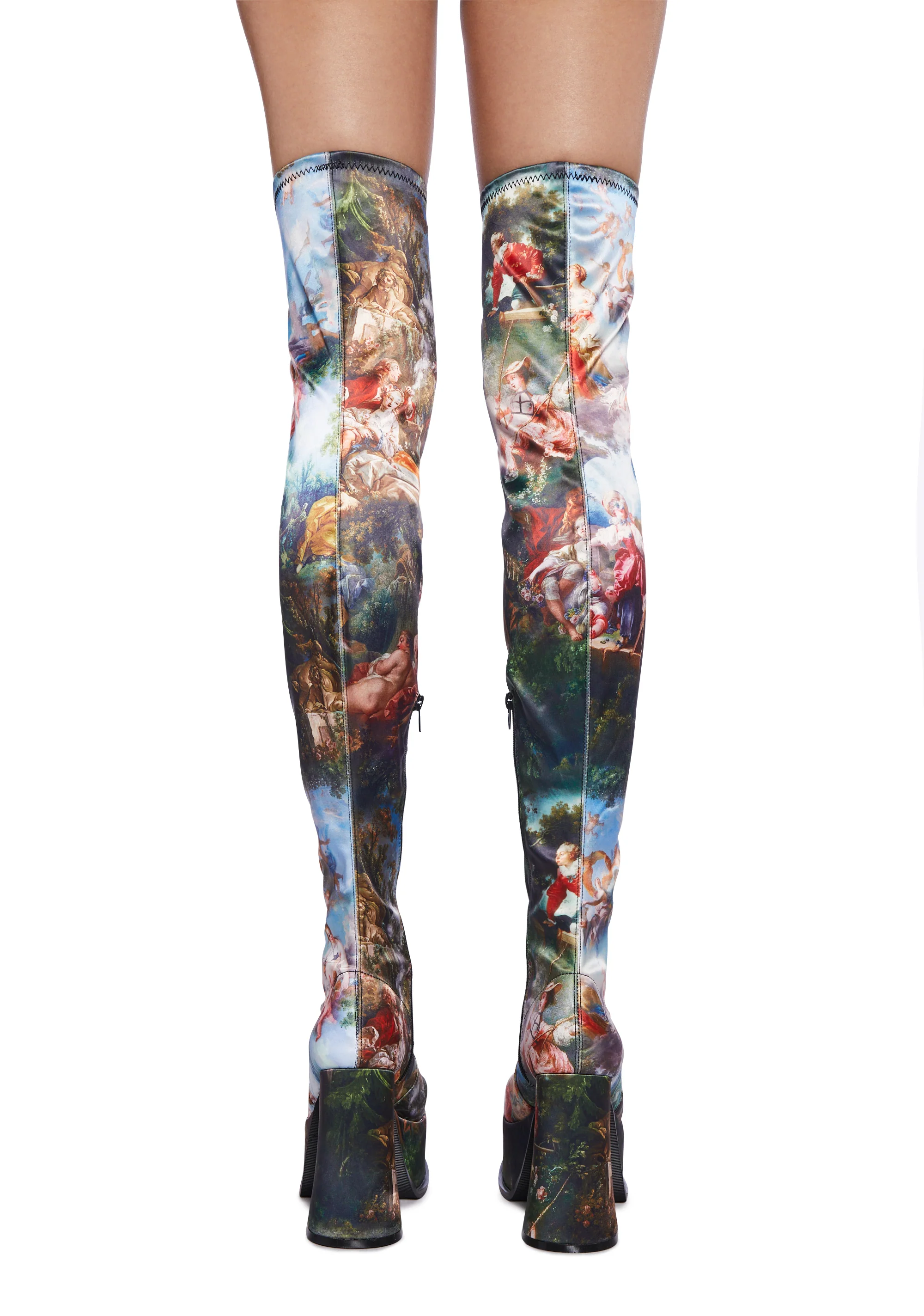 Da Vinci’s Demons Platform Thigh High Boots - Image 4