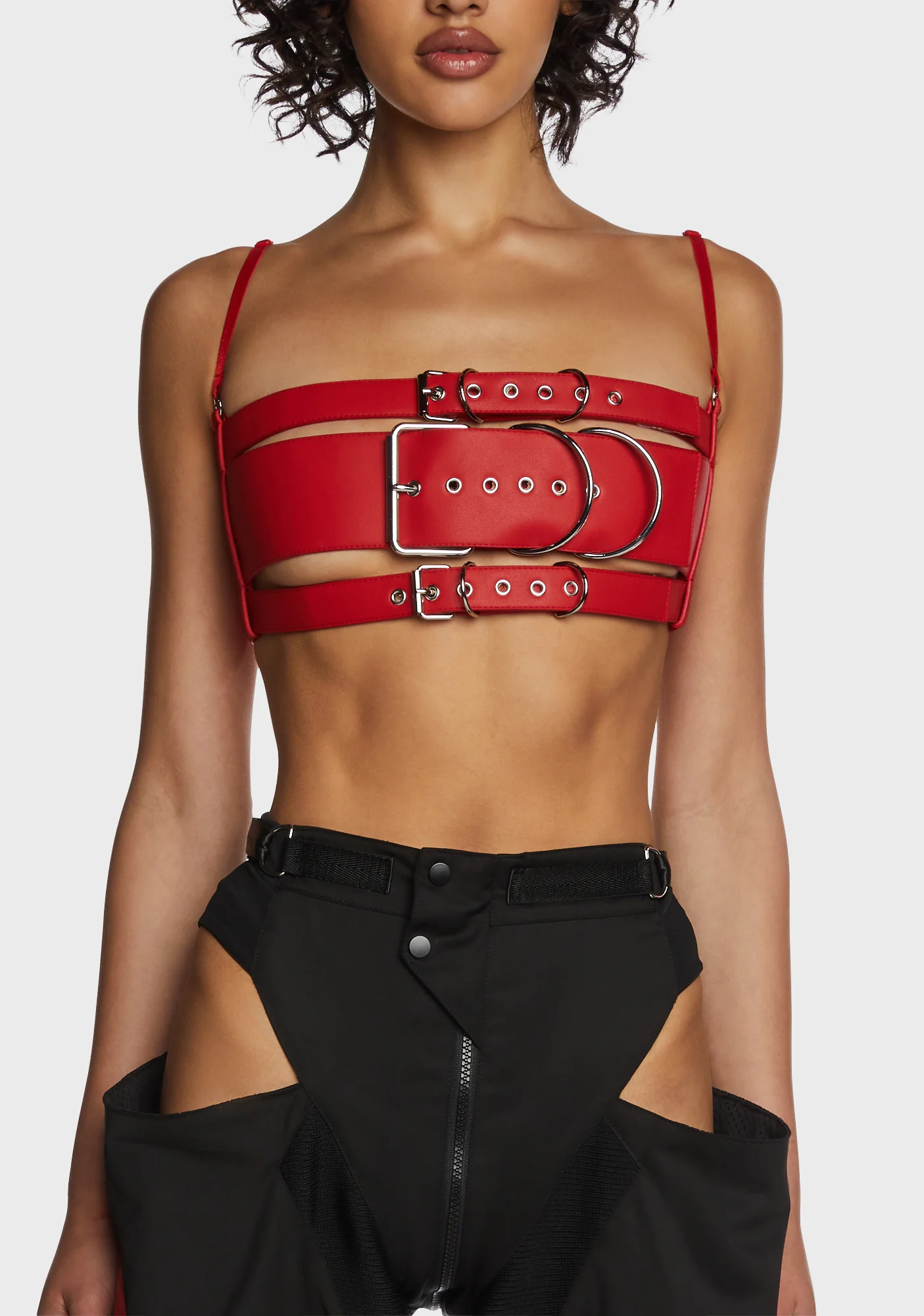 Daddy Belt Top - Red - Image 5