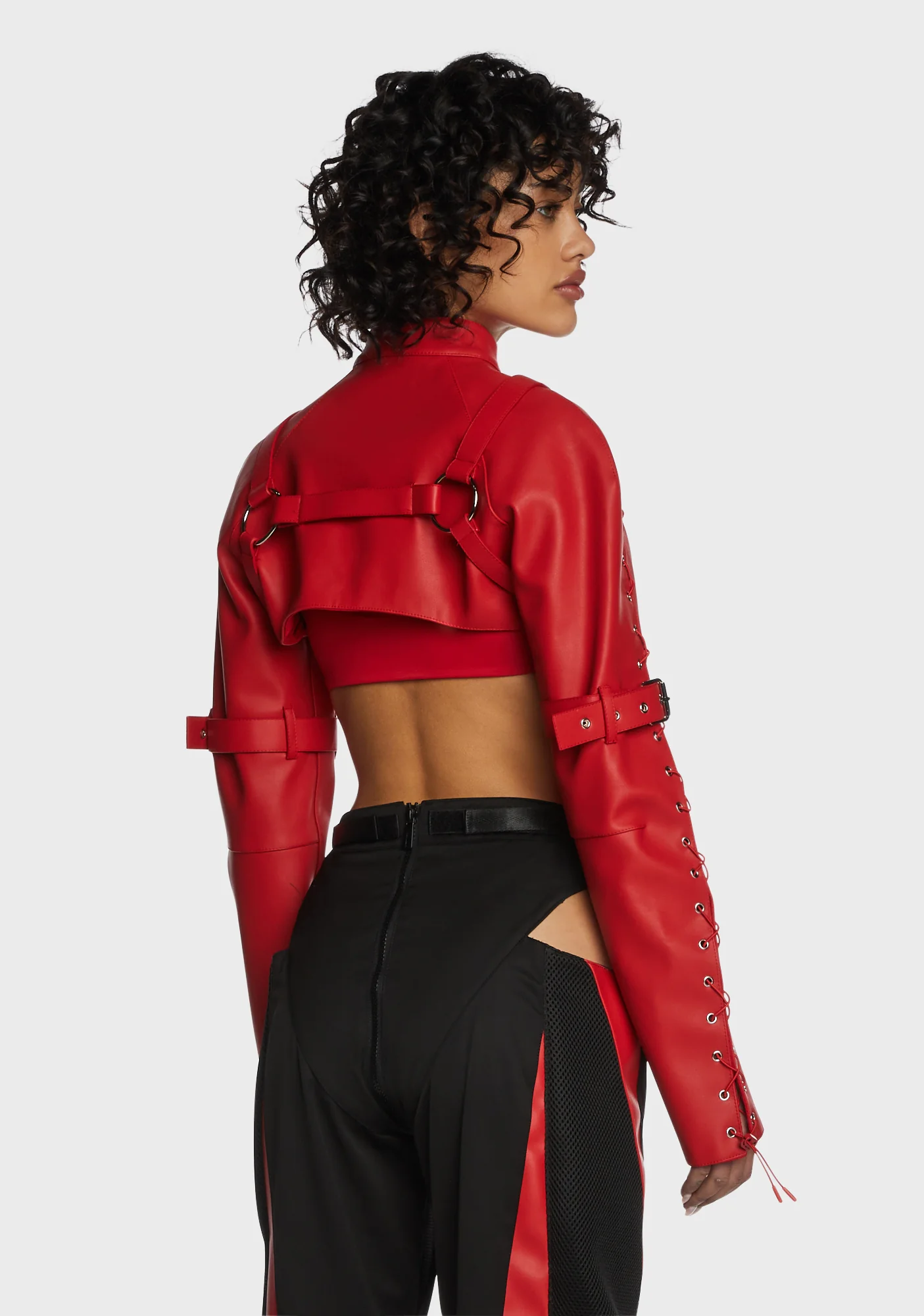 Daddy Choker Jacket - Red - Image 3