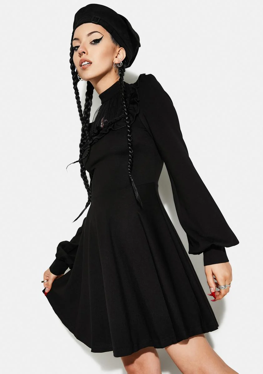 Daily Life Clown Print Dress - Image 2