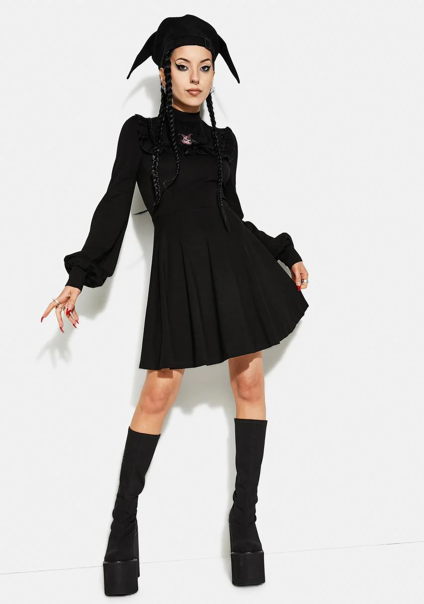 Daily Life Clown Print Dress - Image 3