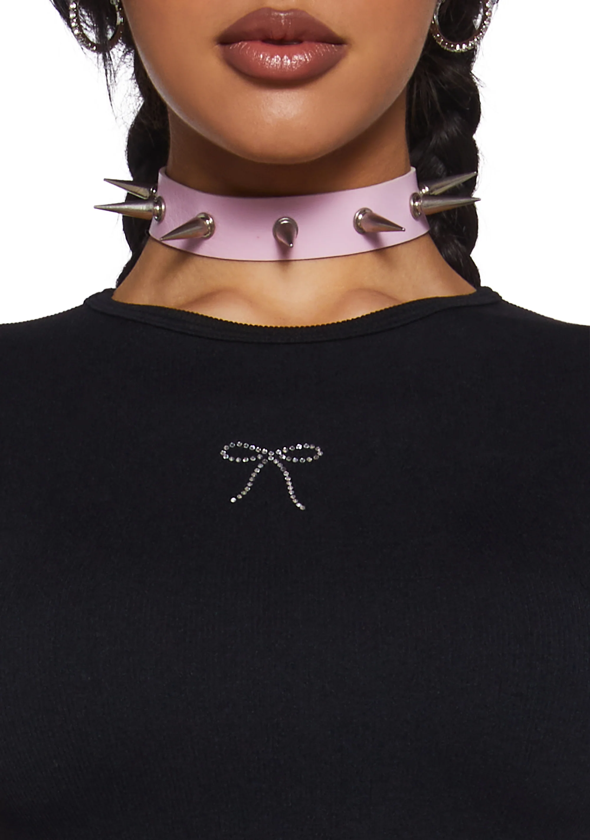 Dainty Dance Baby Tee - Black - Image 5