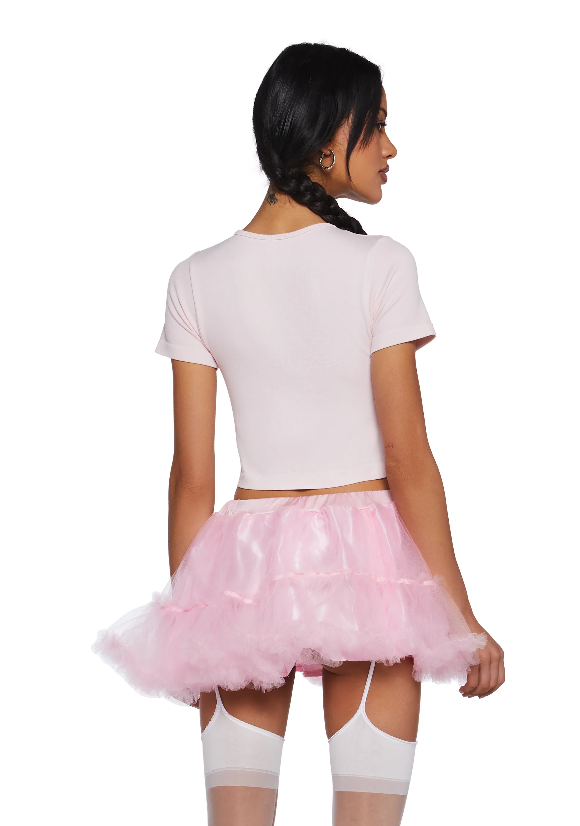 Dainty Dance Baby Tee - Pink - Image 4