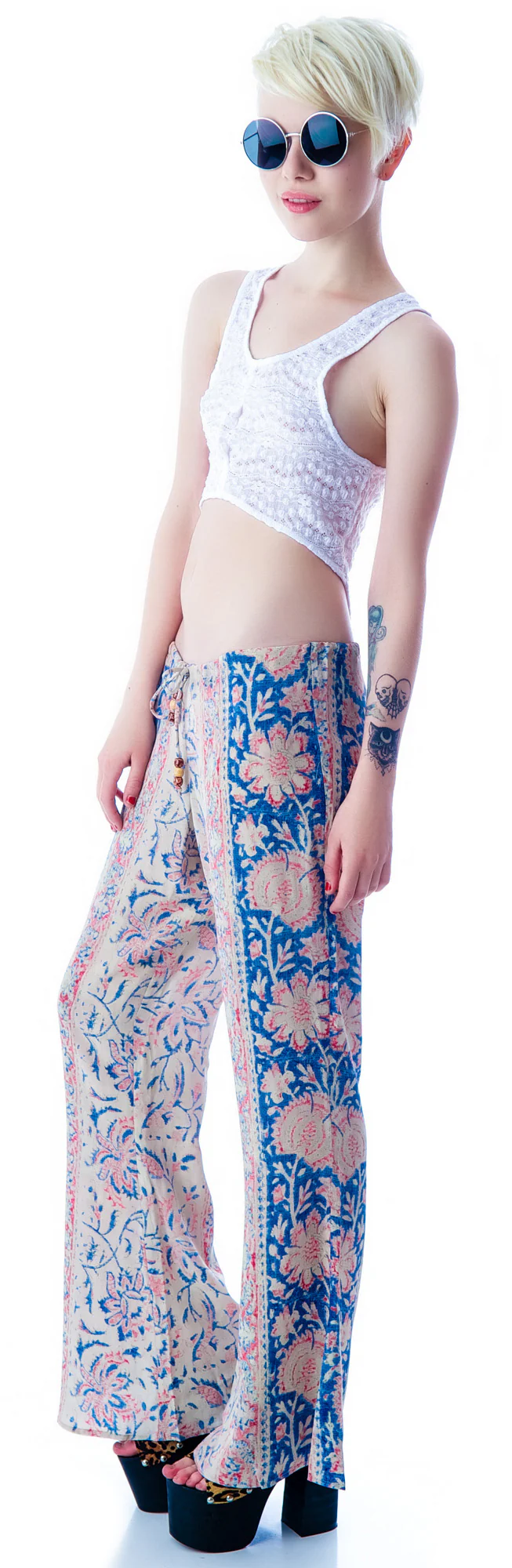 Damages Lace Crop Tank - Image 3