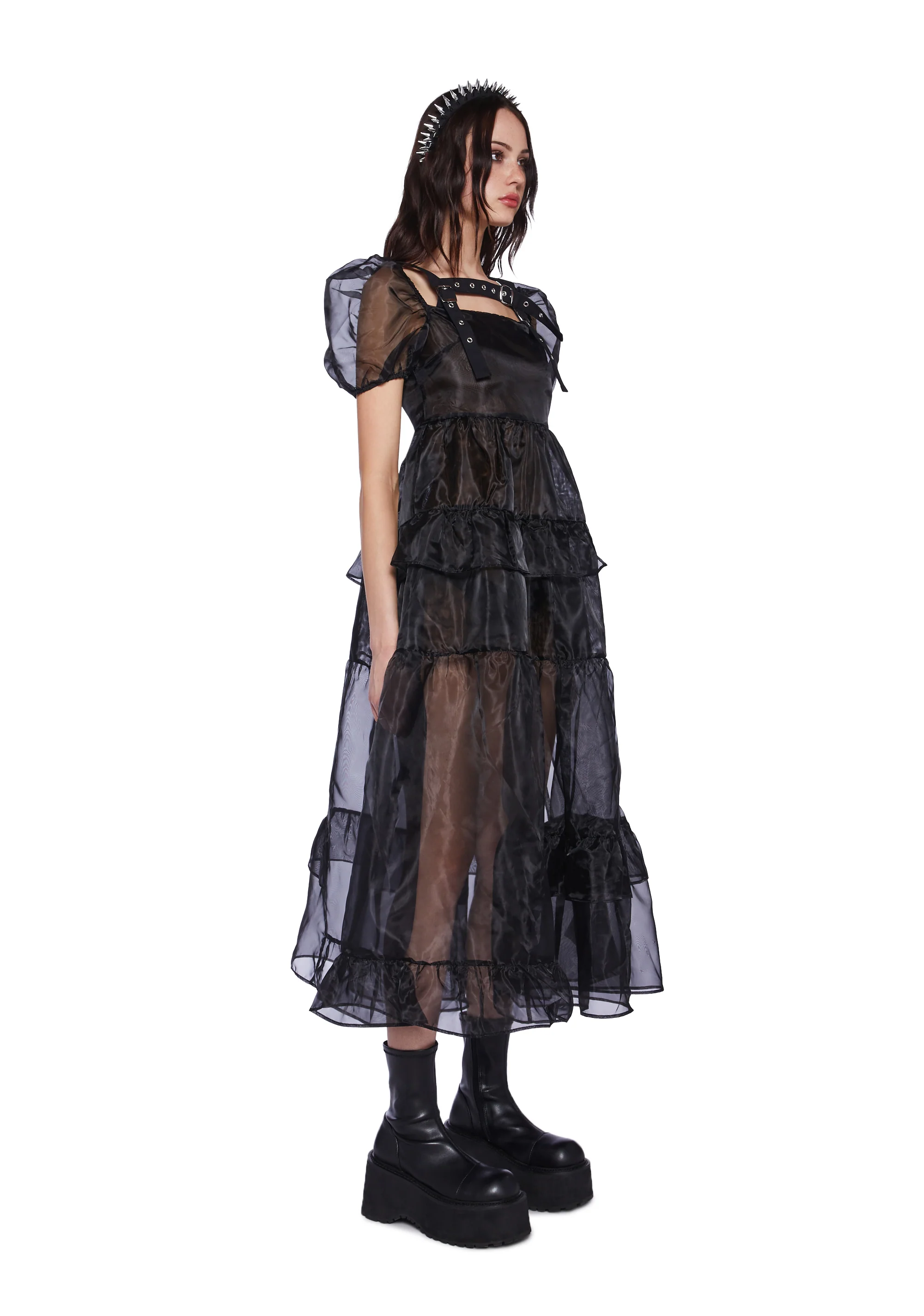 Damsal Organza Maxi Dress - Image 3