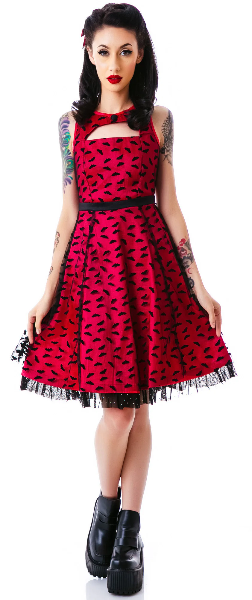 Dance Card Bats Dress - Image 2