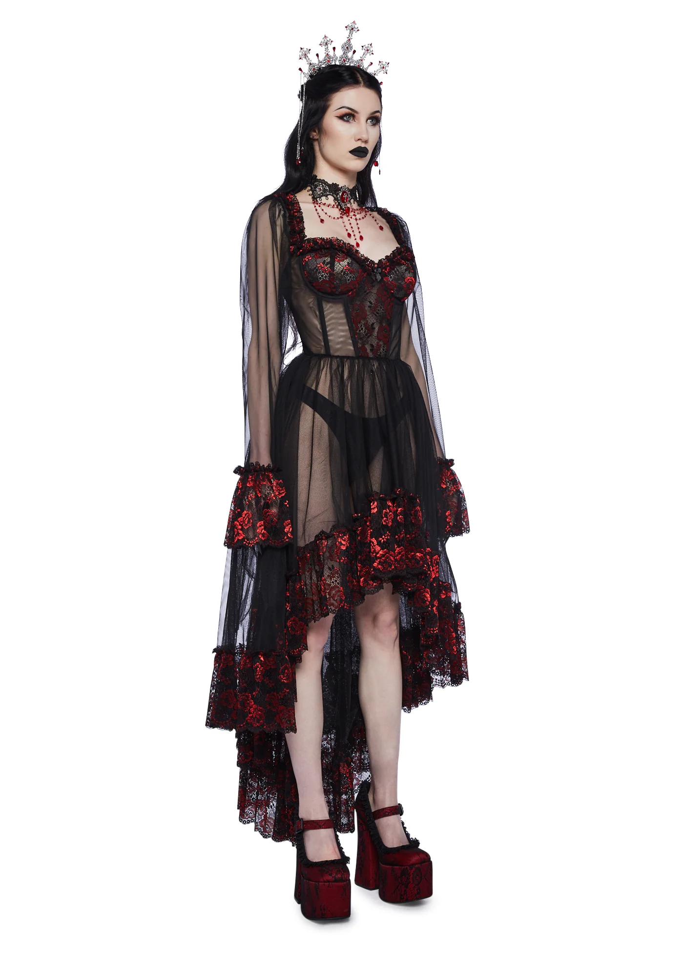 Dance With Death High-Low Dress - Image 3