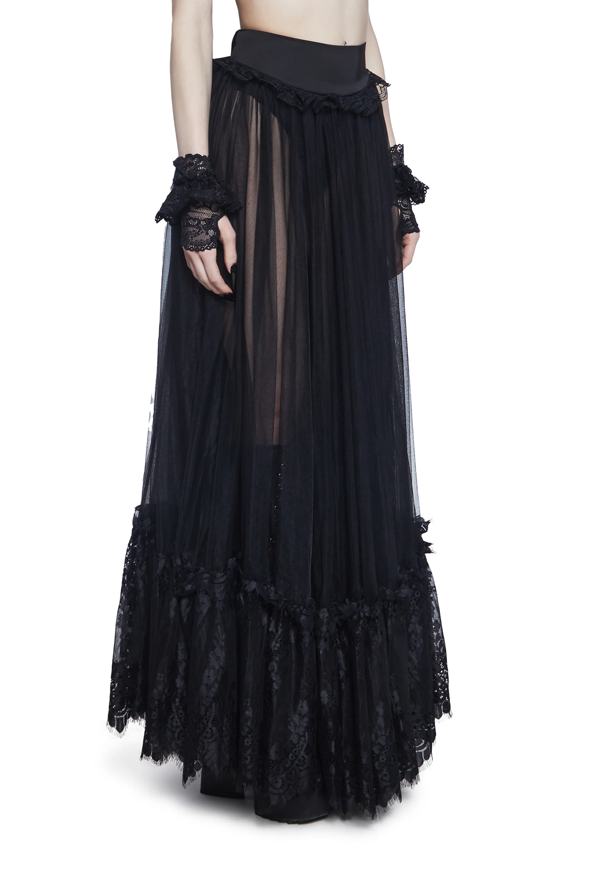 Dance With Death Maxi Skirt - Image 4