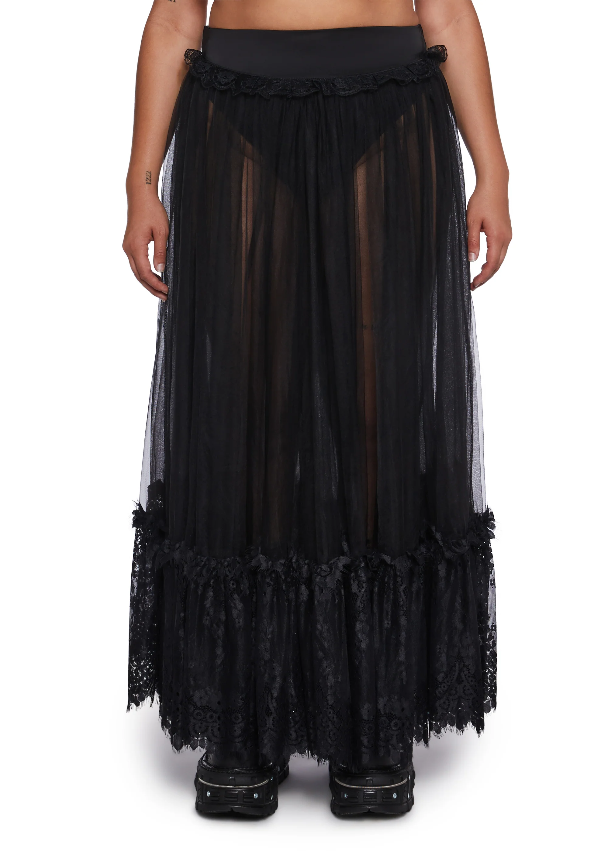 Dance With Death Maxi Skirt - Image 5