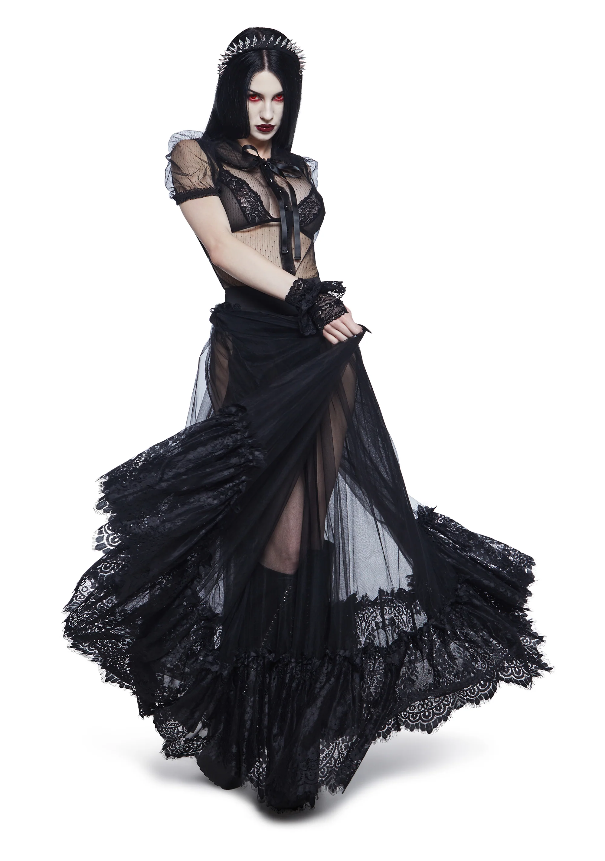 Dance With Death Maxi Skirt - Image 7