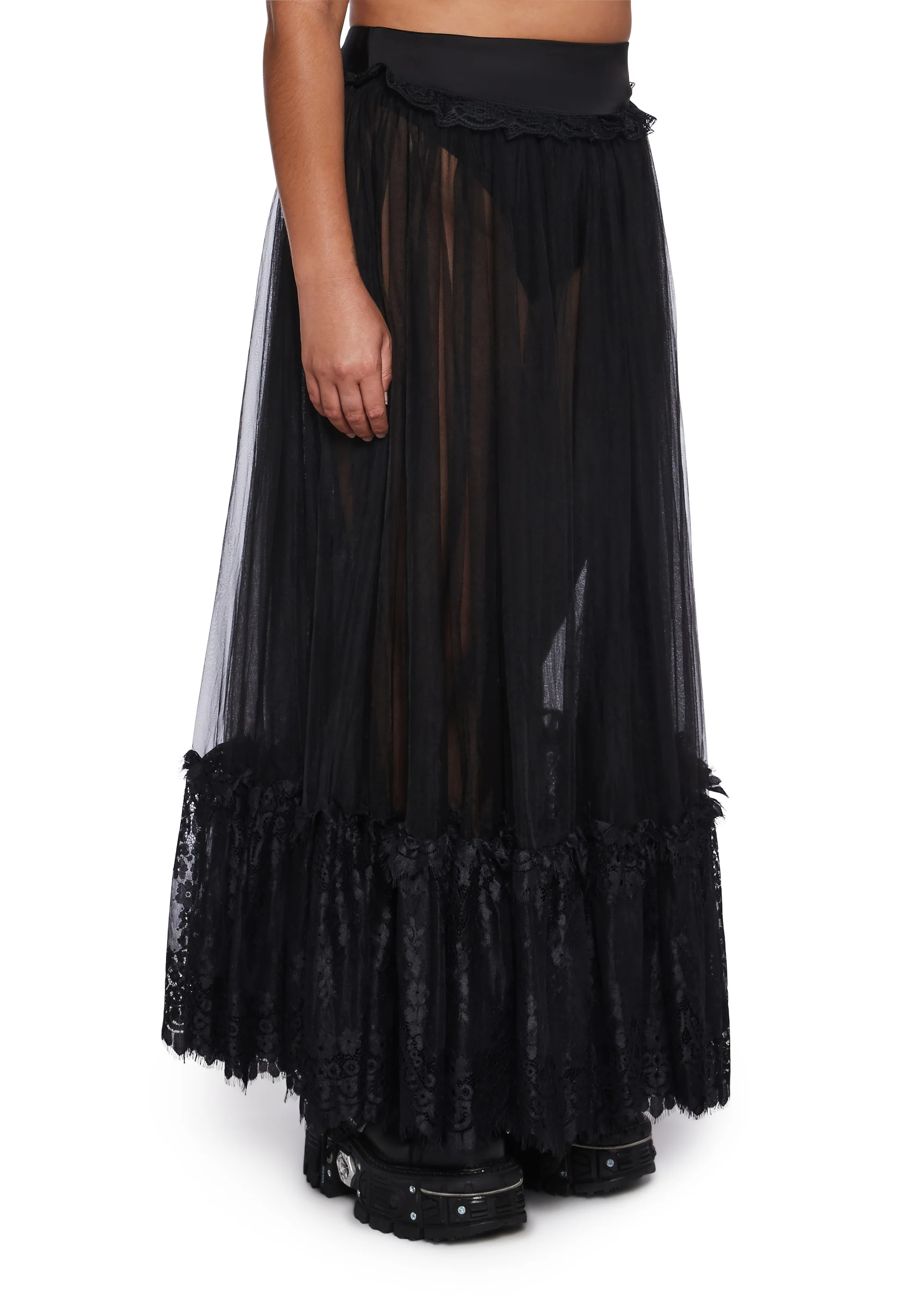 Dance With Death Maxi Skirt - Image 9