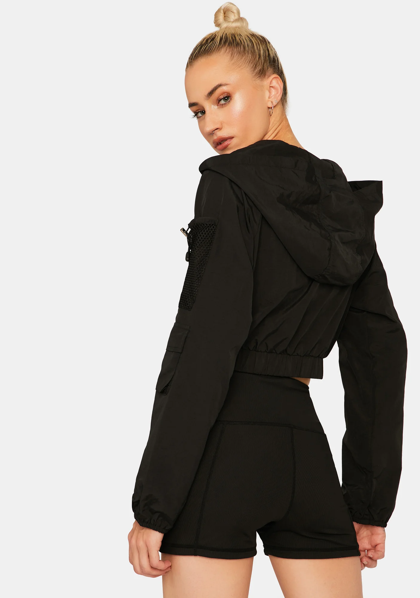 Danger Ahead Crop Jacket - Image 4
