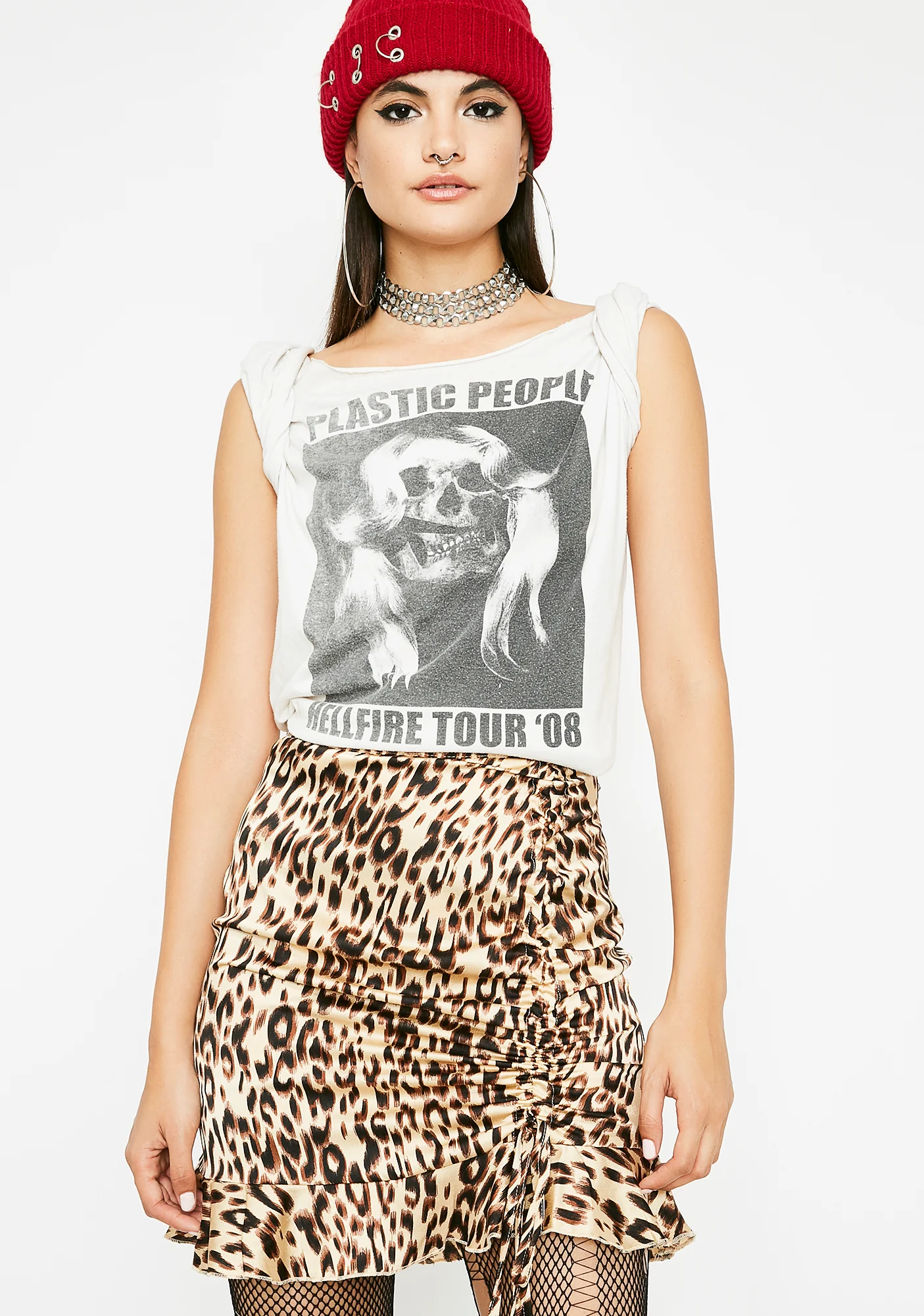 Dare To Be Wild Leopard Skirt - Image 2