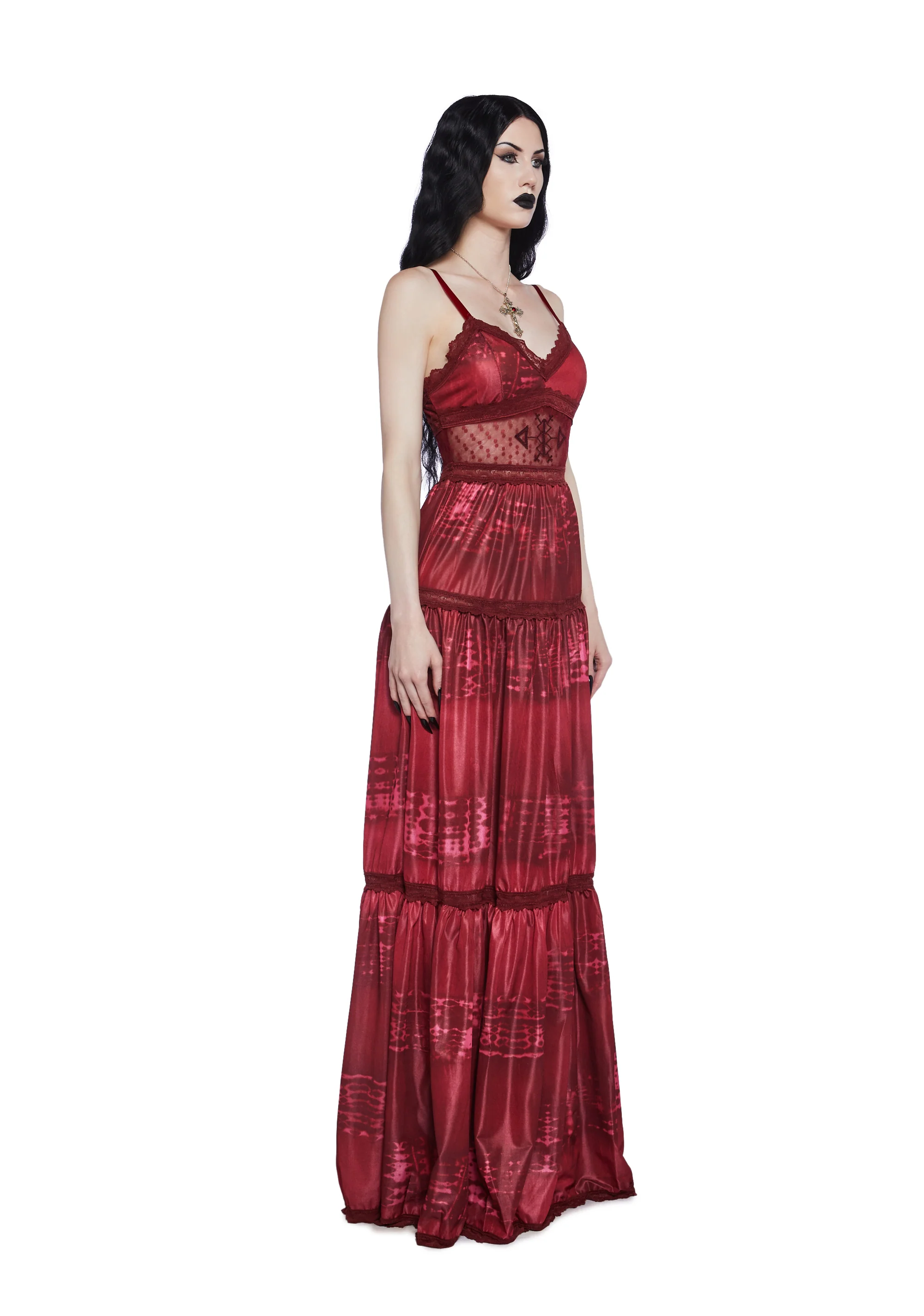 Dark Angel Maxi Slip Dress - Image 3