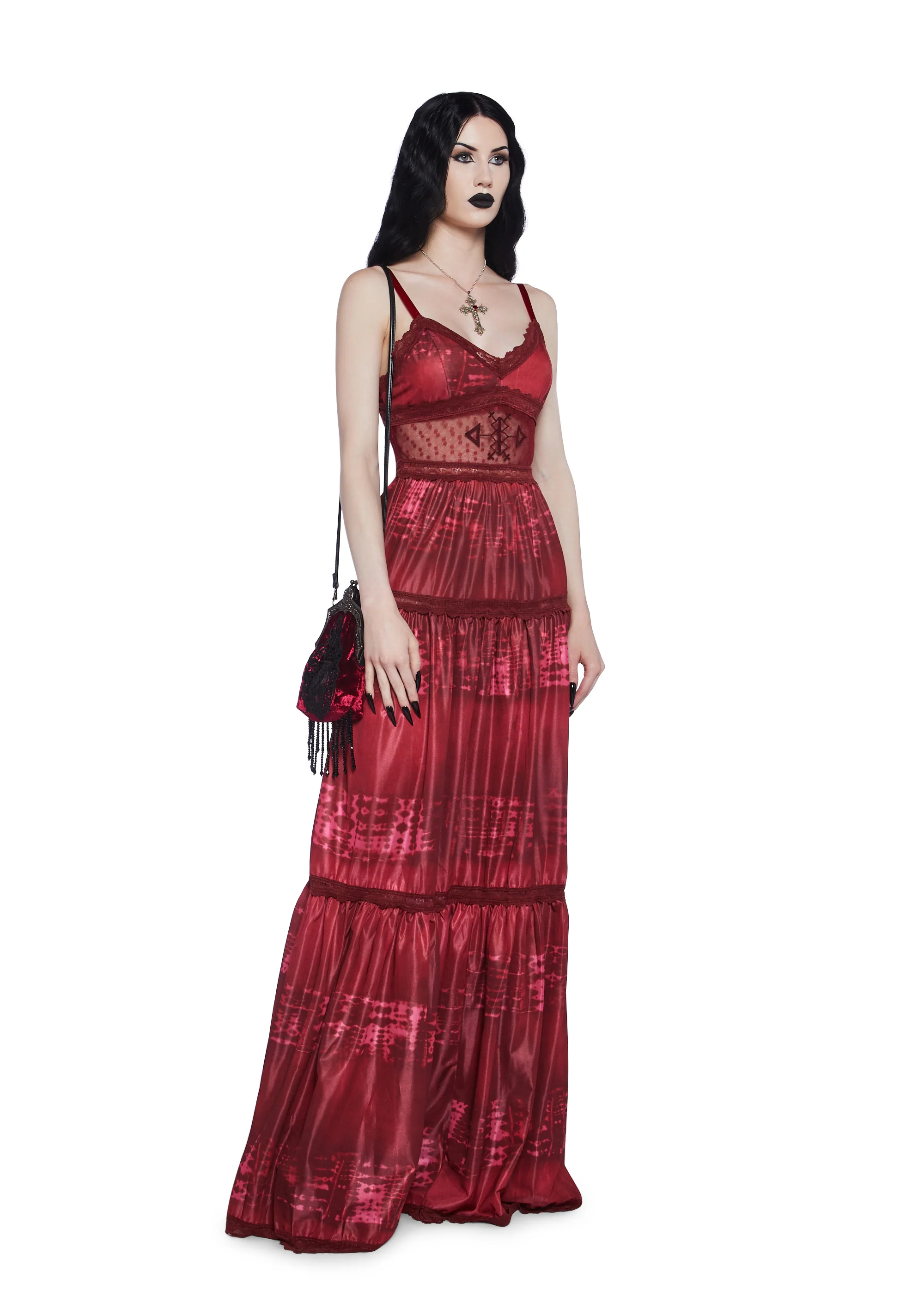 Dark Angel Maxi Slip Dress - Image 5