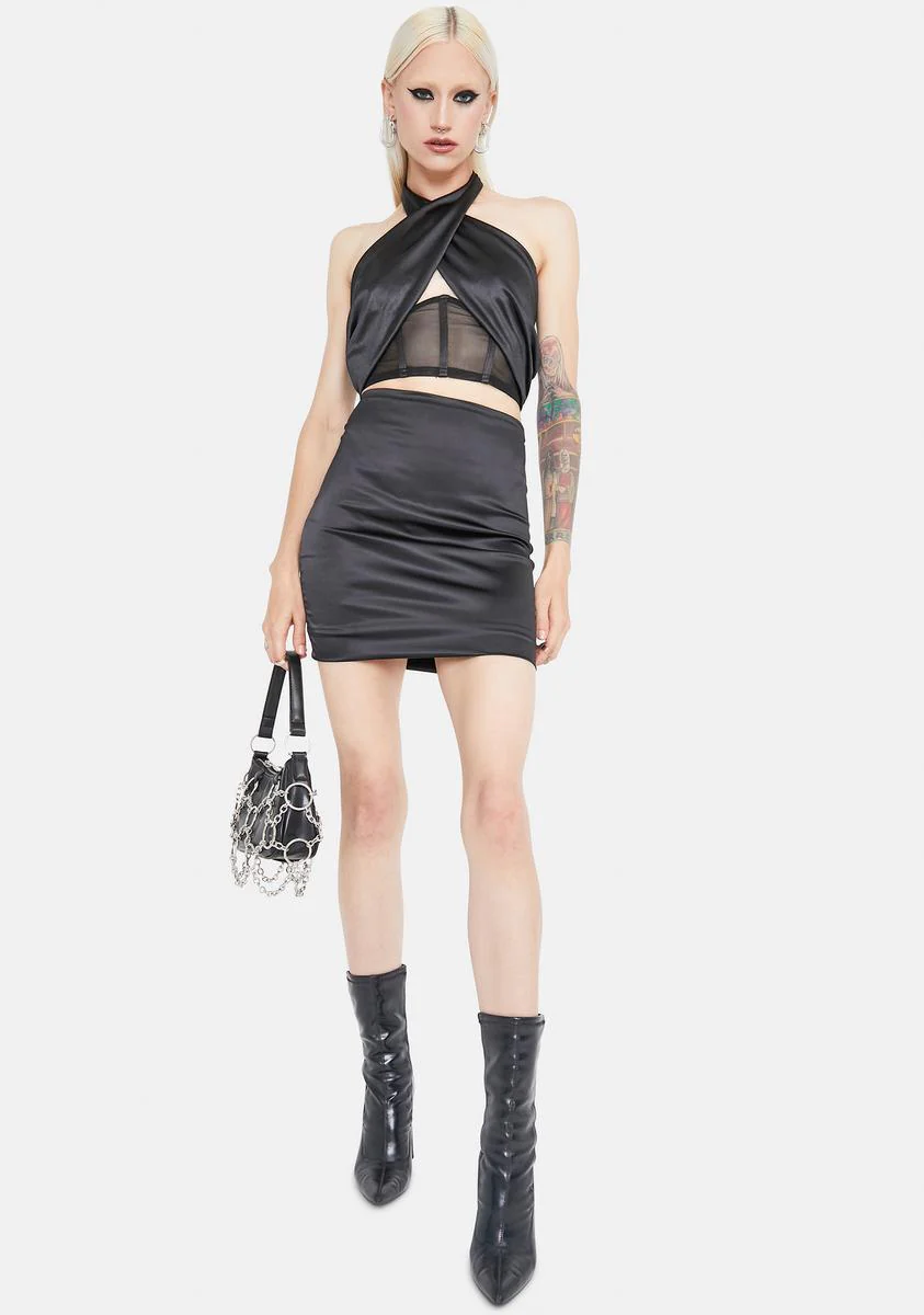 Dark Desired Dreamer Corset Halter Top - Image 3