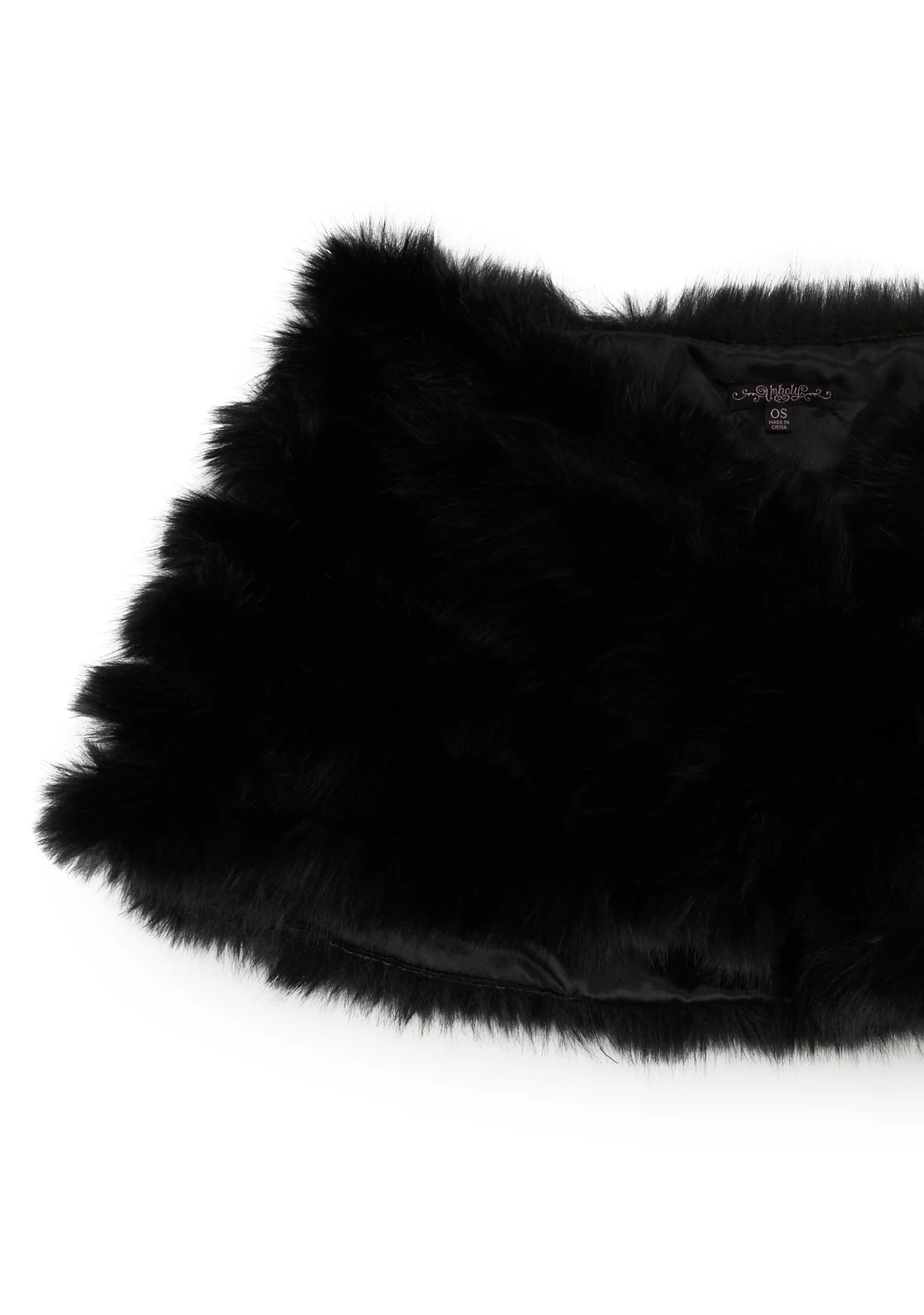 Dark Diva Faux Fur Shrug - Image 7