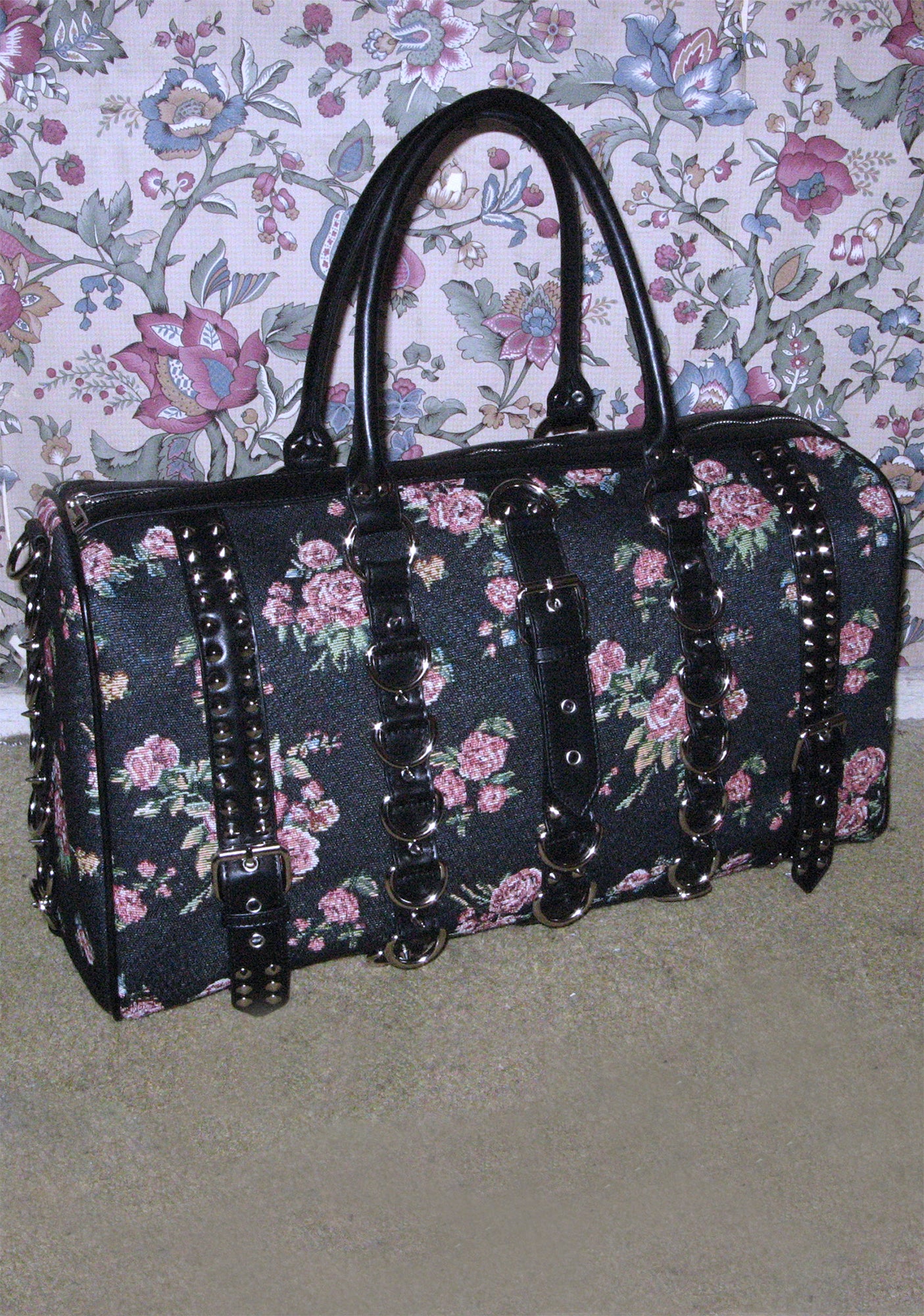 Crash & Burn Buckle Weekender - Floral - Image 6