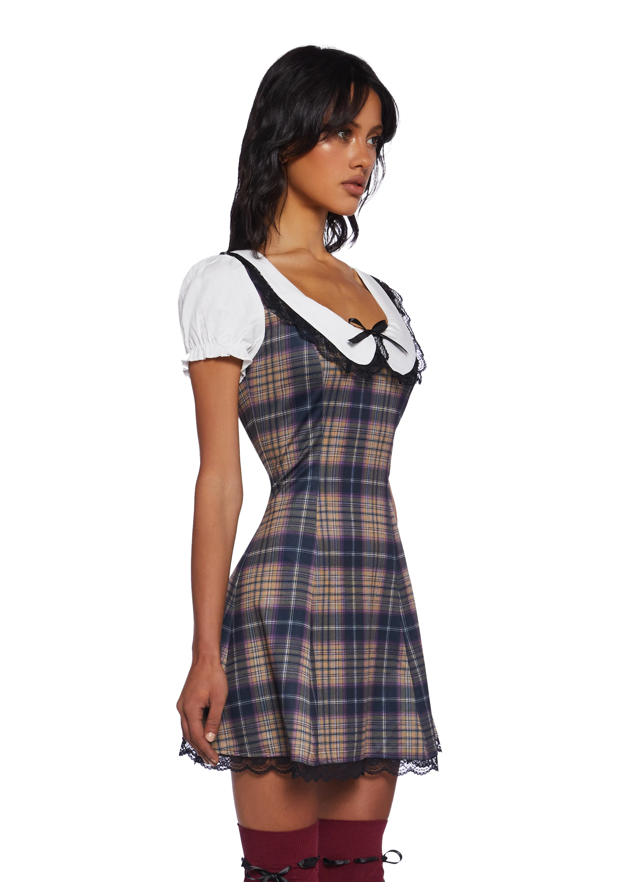 Dark Halls Mini Dress - Image 3