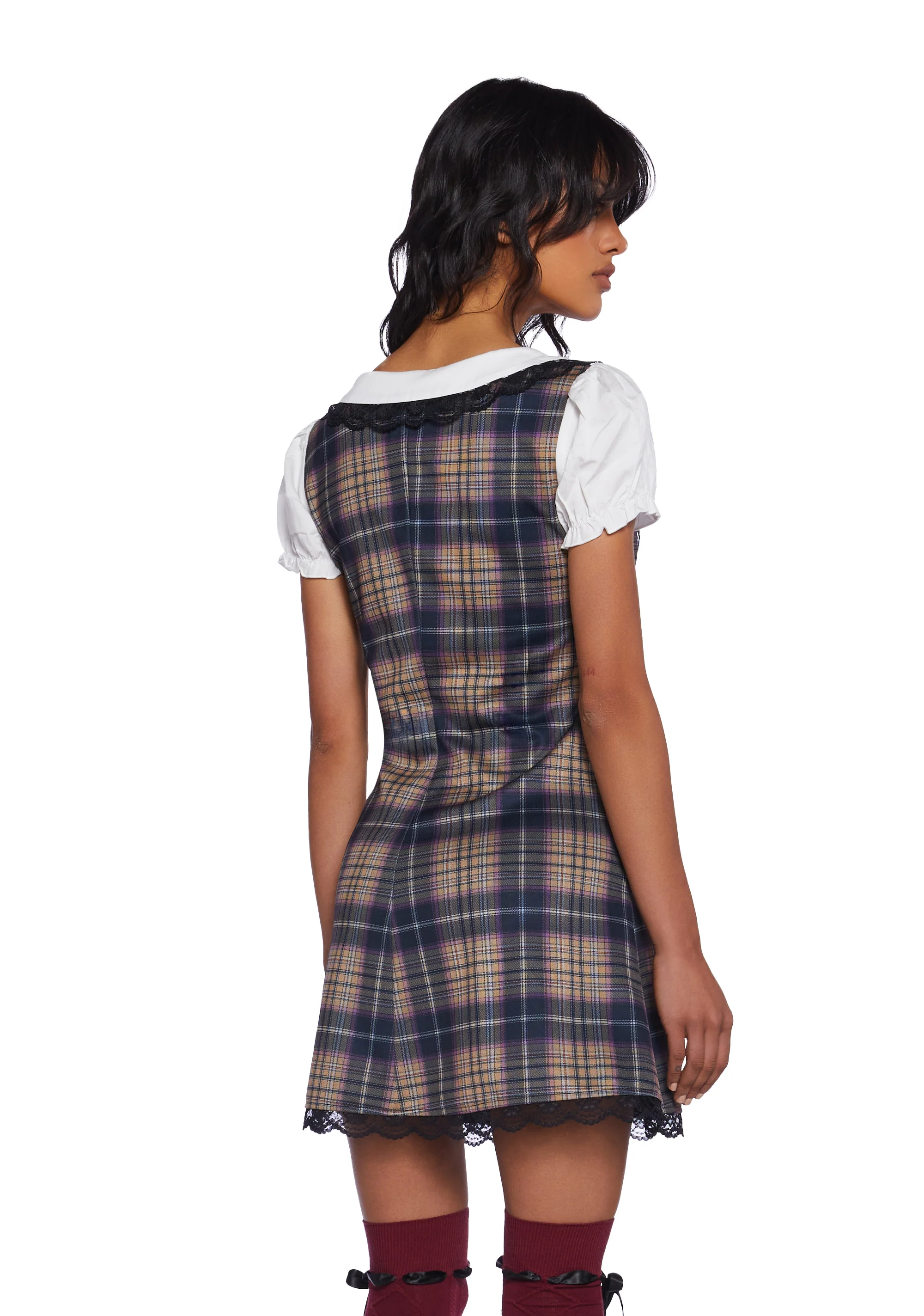 Dark Halls Mini Dress - Image 4
