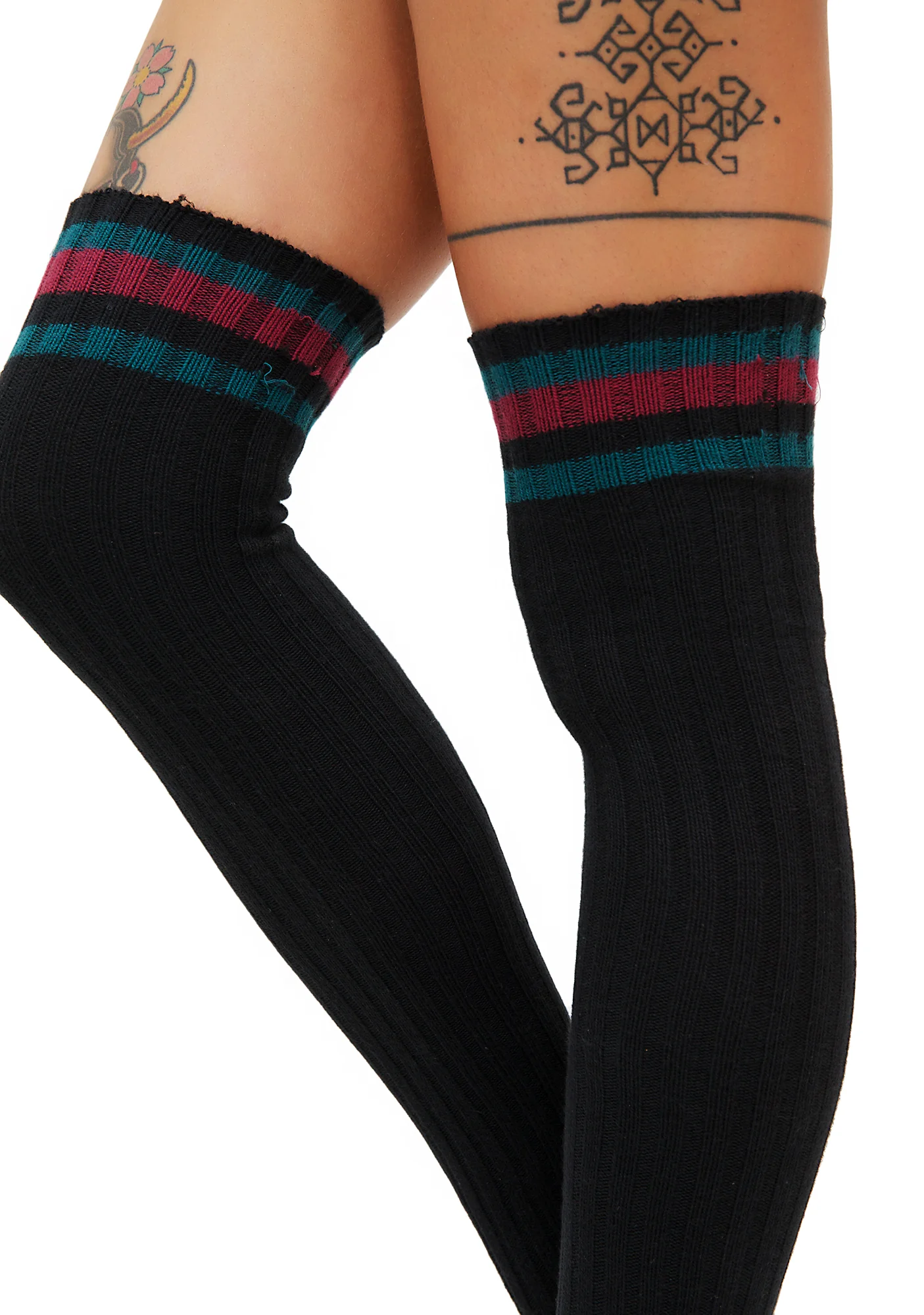 Dark Matter Over The Knee Socks - Image 2