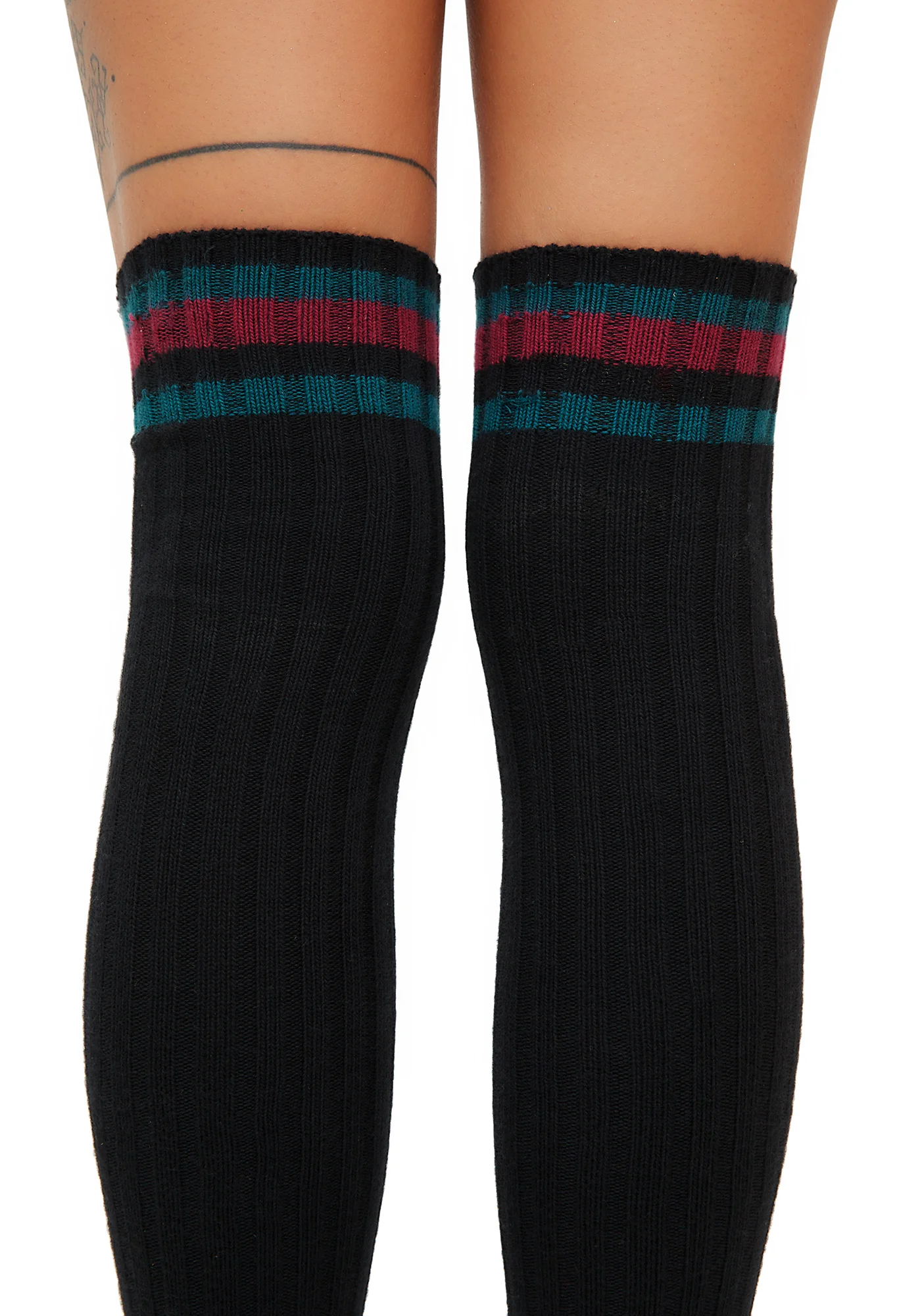 Dark Matter Over The Knee Socks - Image 3