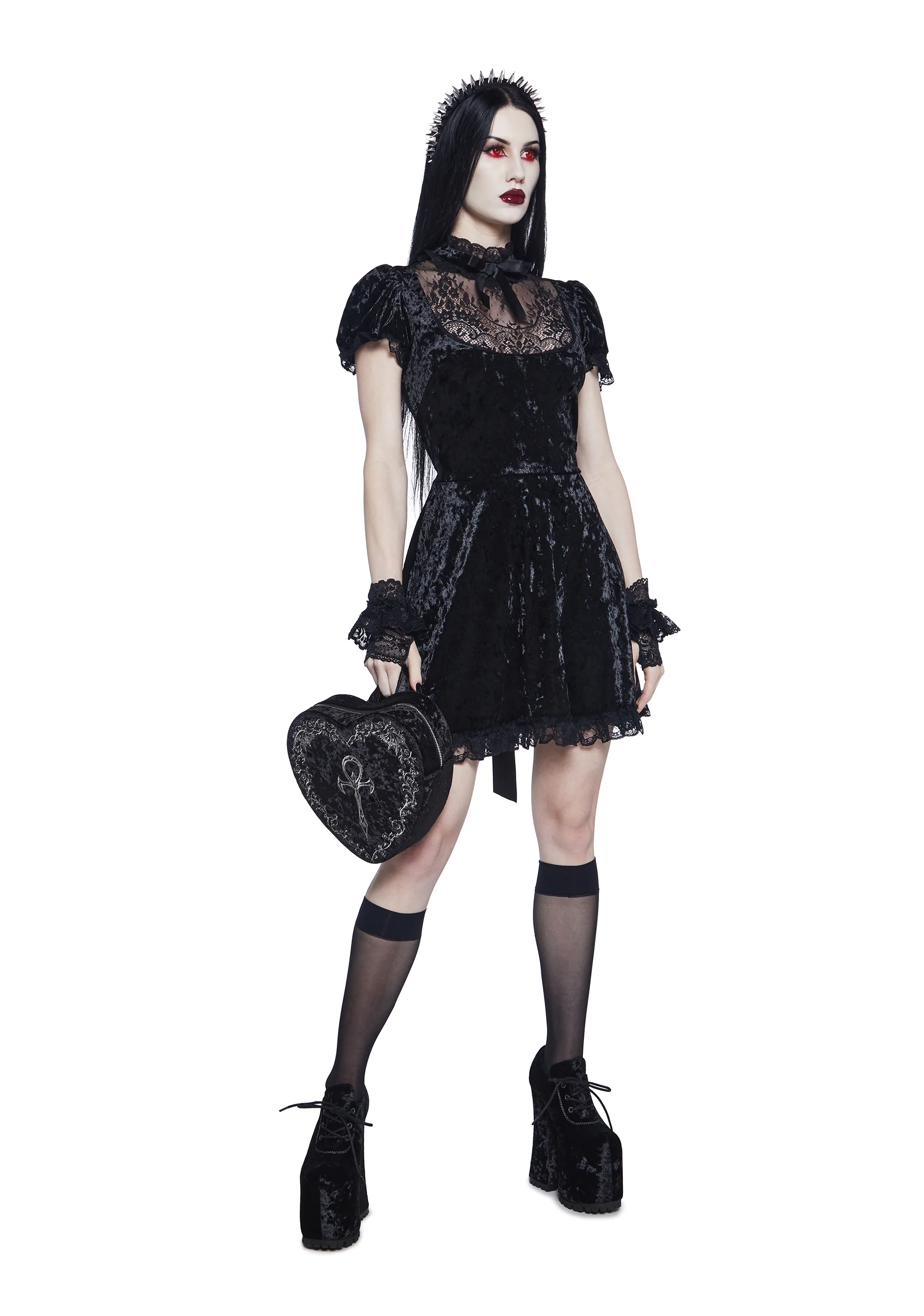 Dark Obsession Mini Dress - Image 3