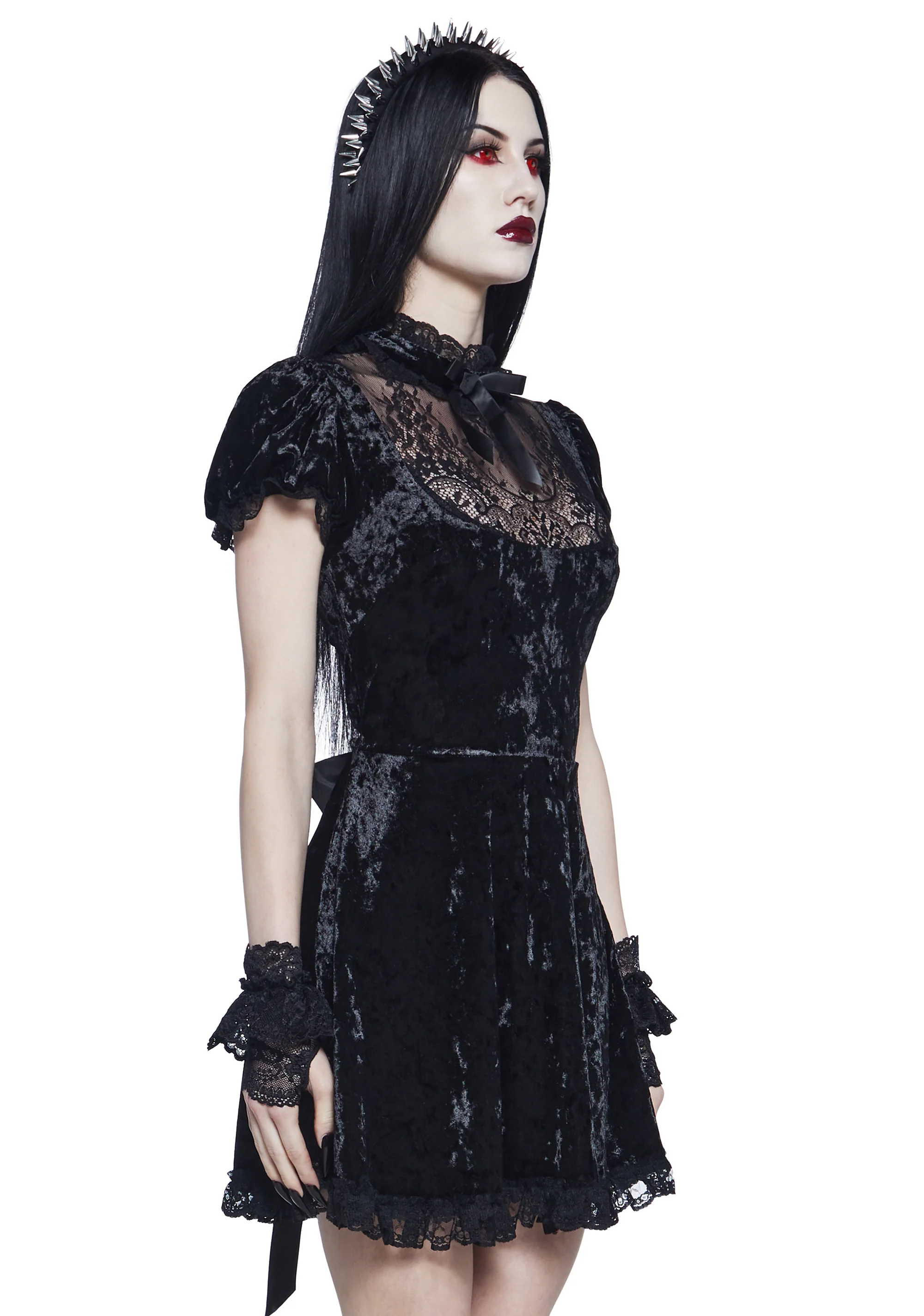 Dark Obsession Mini Dress - Image 4