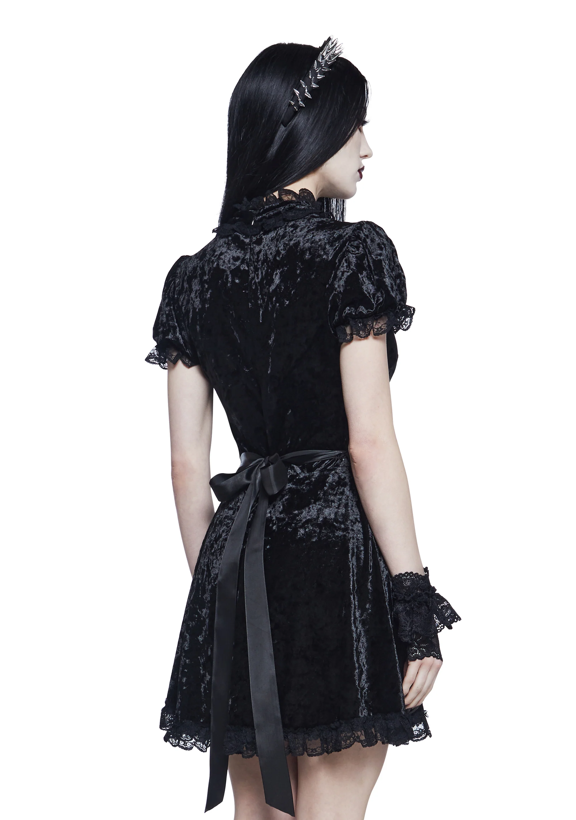 Dark Obsession Mini Dress - Image 5