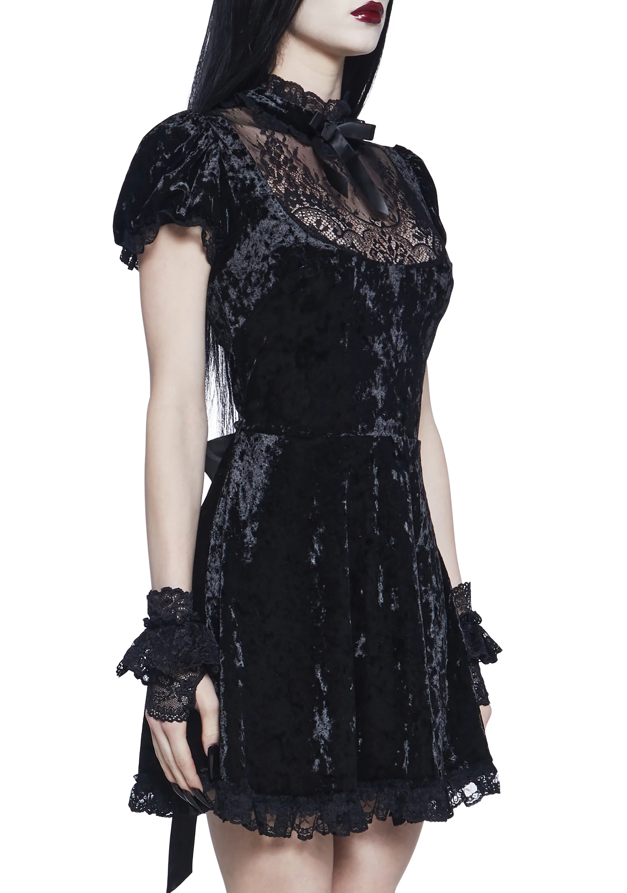 Dark Obsession Mini Dress - Image 6
