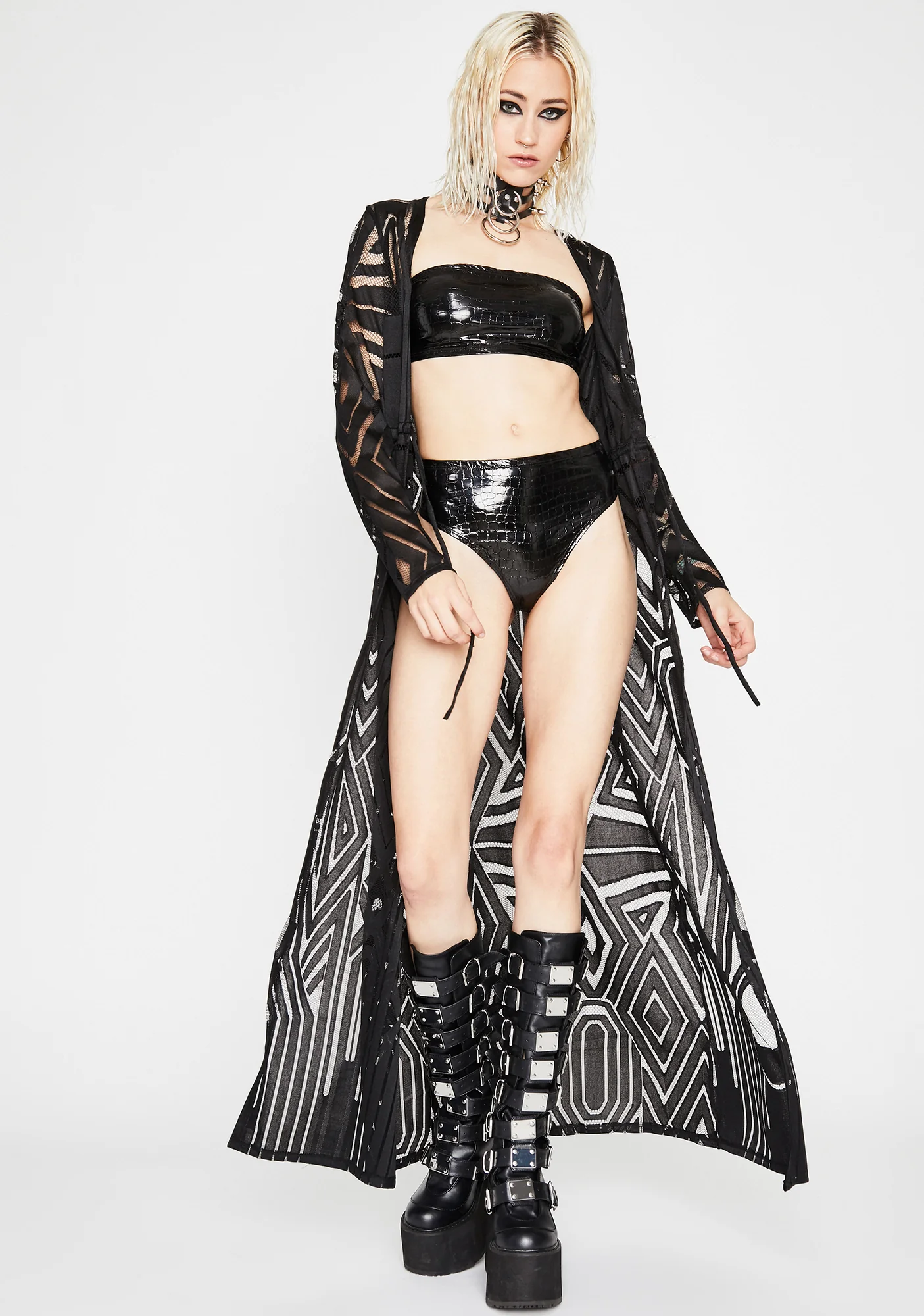 Dark Phoenix Empire Sheer Robe - Image 3