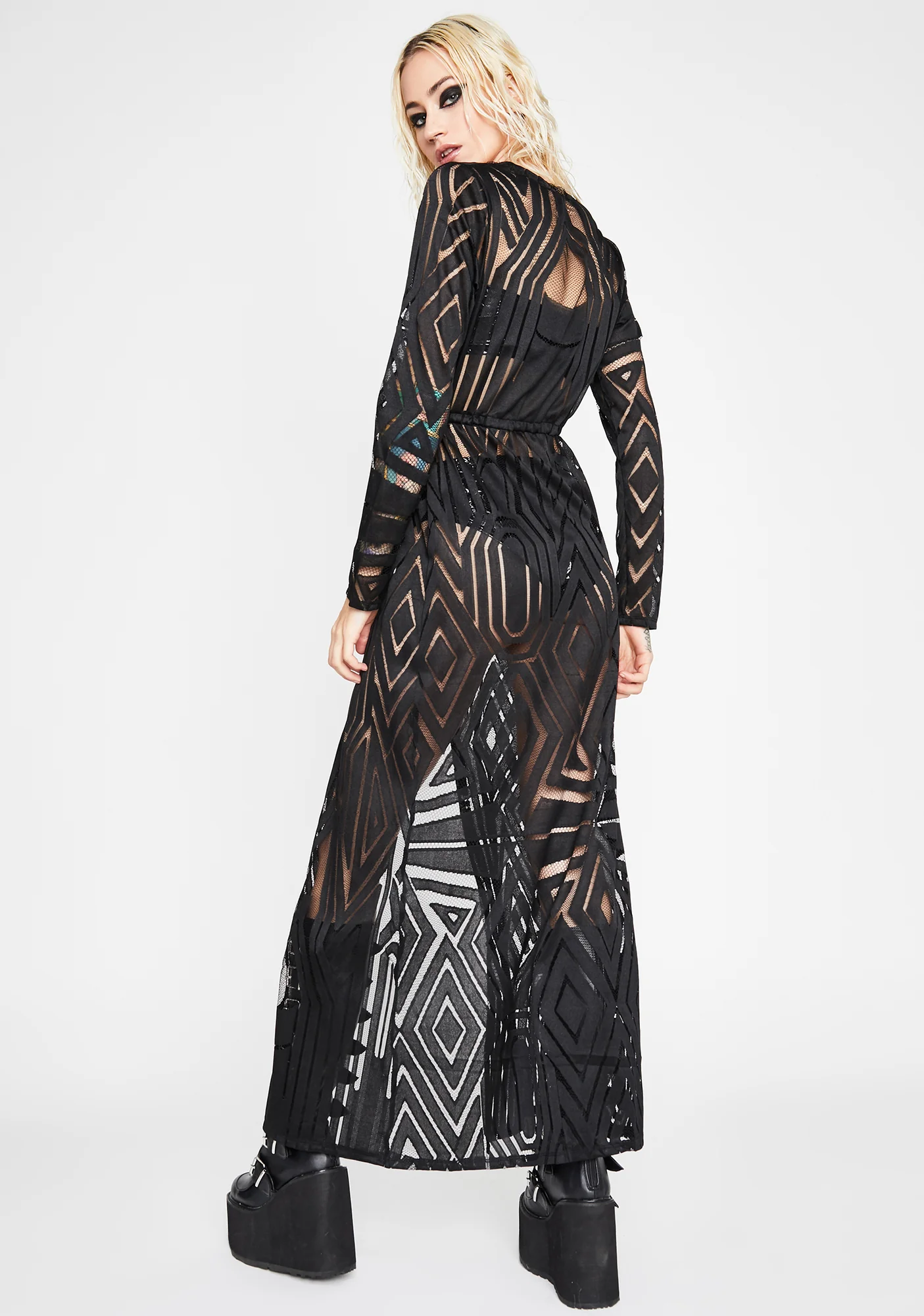 Dark Phoenix Empire Sheer Robe - Image 4