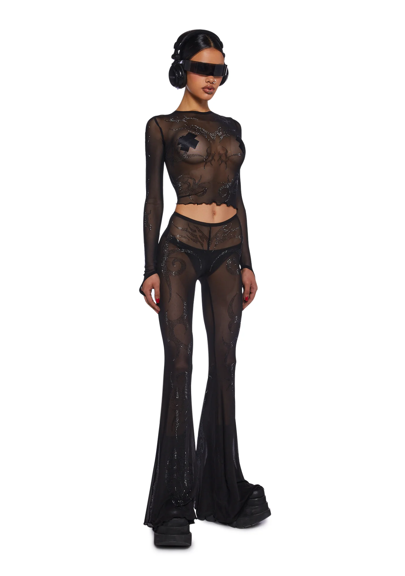 Dark Phoenix Flare Pants - Image 2