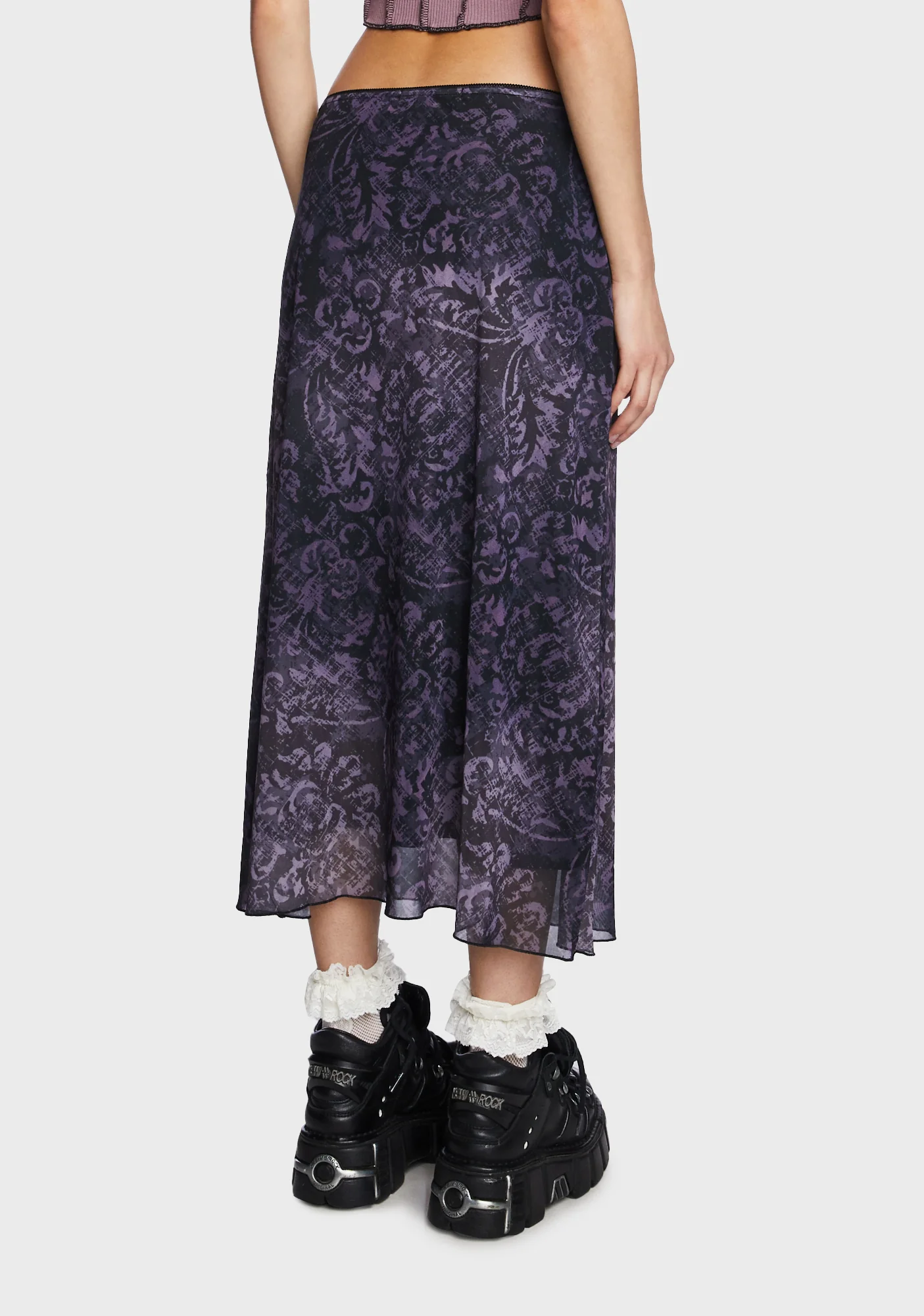 Dark Renaissance Mesh Skirt - Image 4