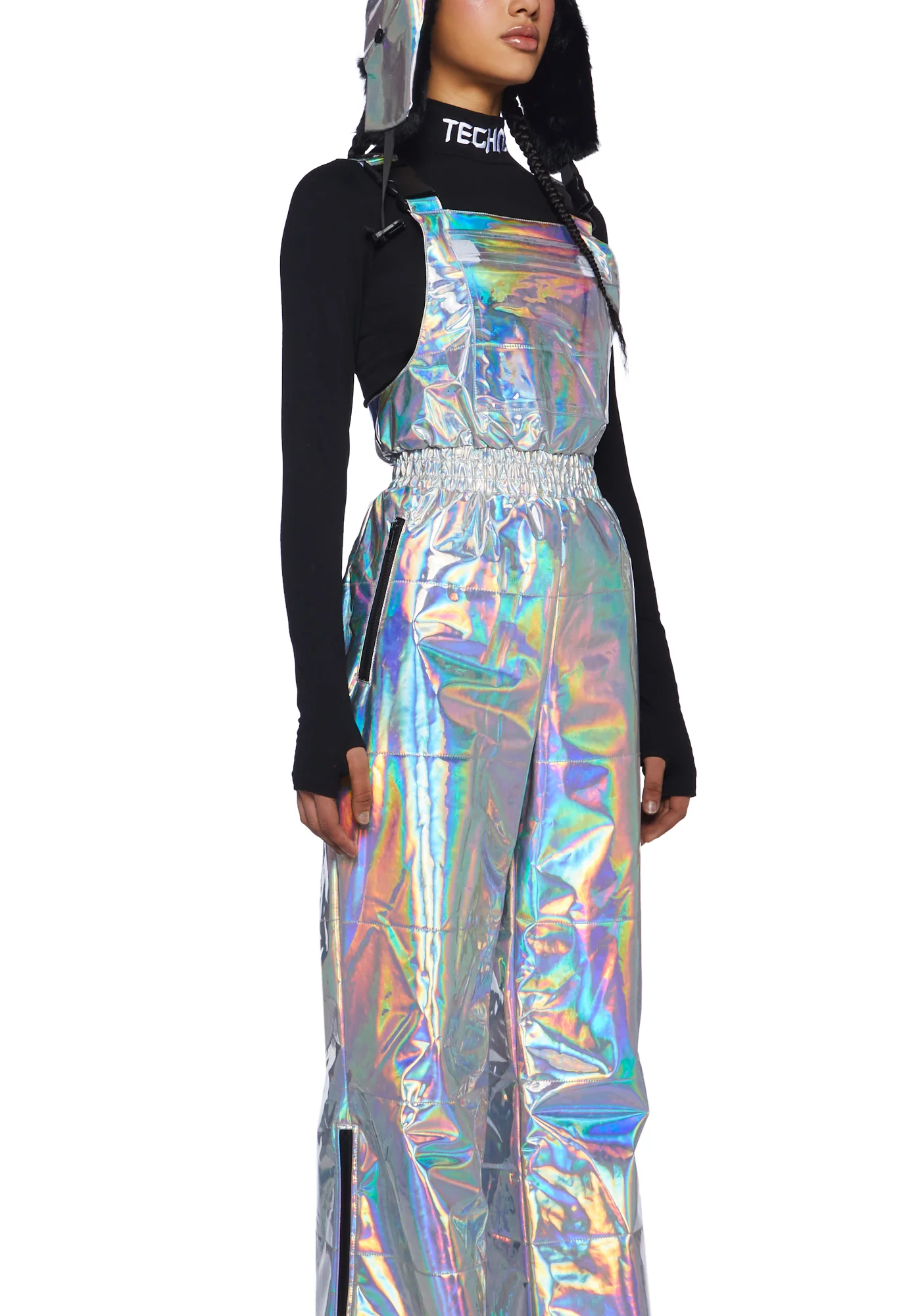 Dark Savage Signals Holographic Jumpsuit - Image 2
