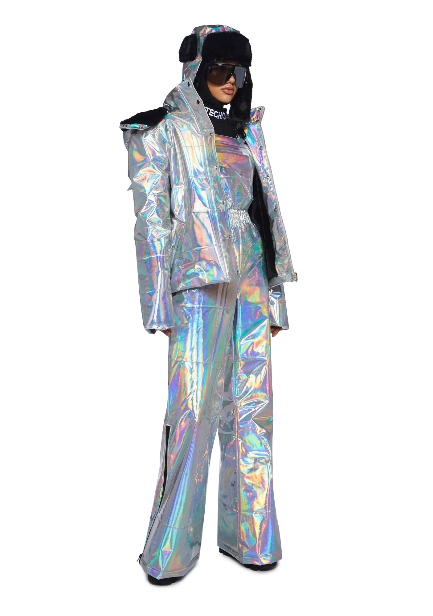 Dark Savage Signals Puffer Jacket - Image 2