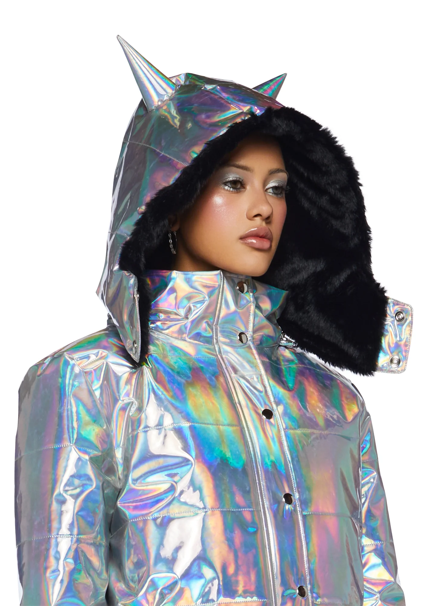 Dark Savage Signals Puffer Jacket - Image 5