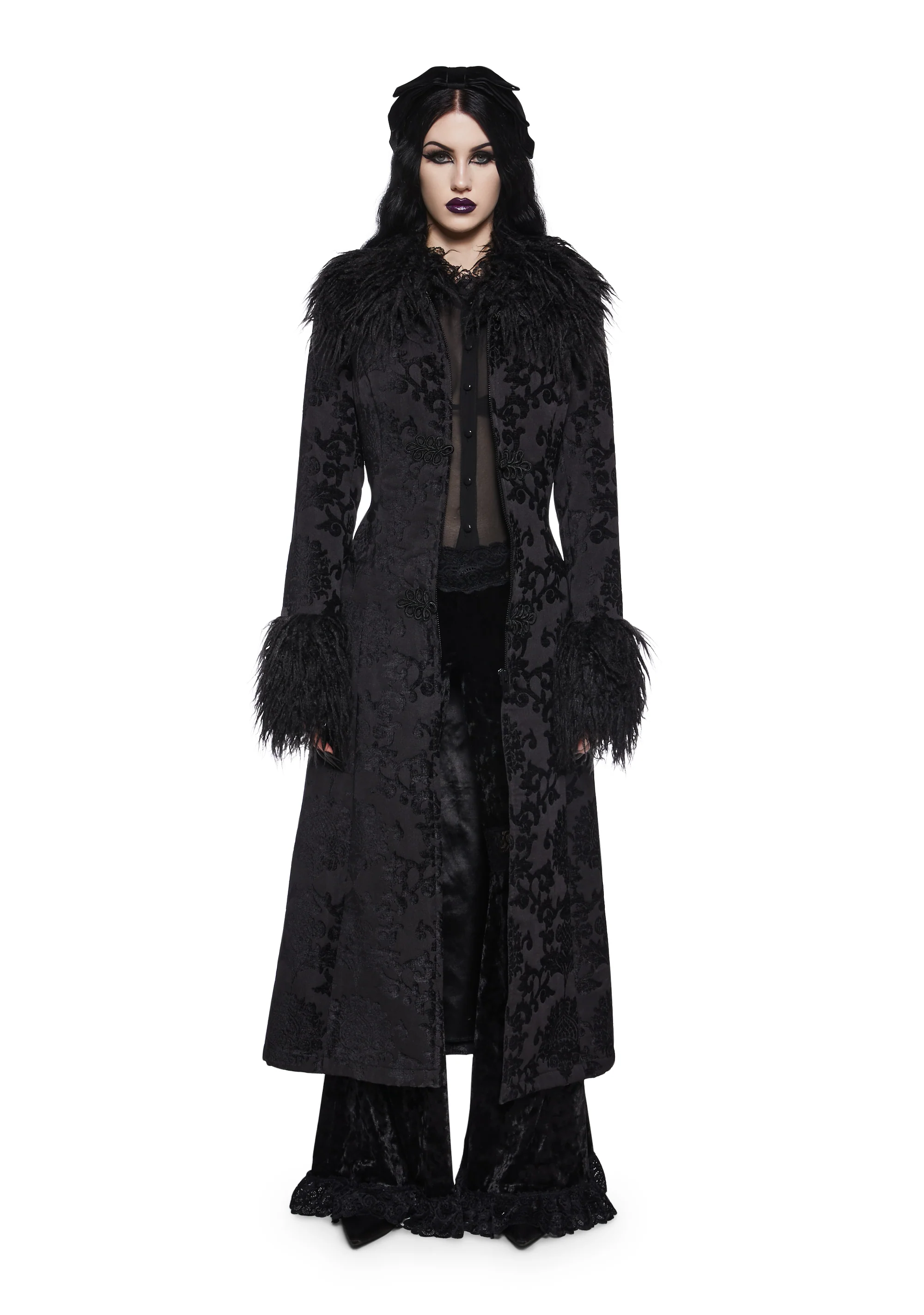 Darkest Depths Brocade Duster - Image 5