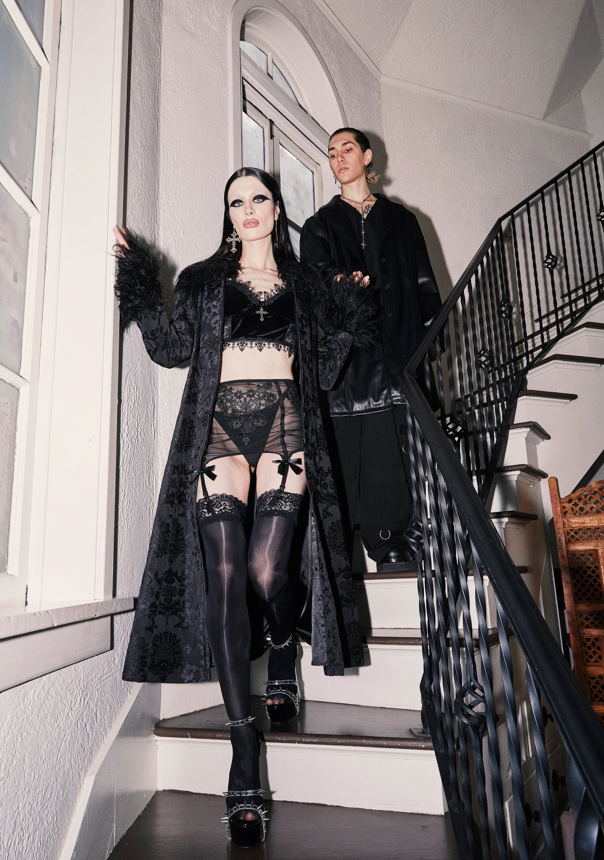 Darkest Depths Brocade Duster - Image 7
