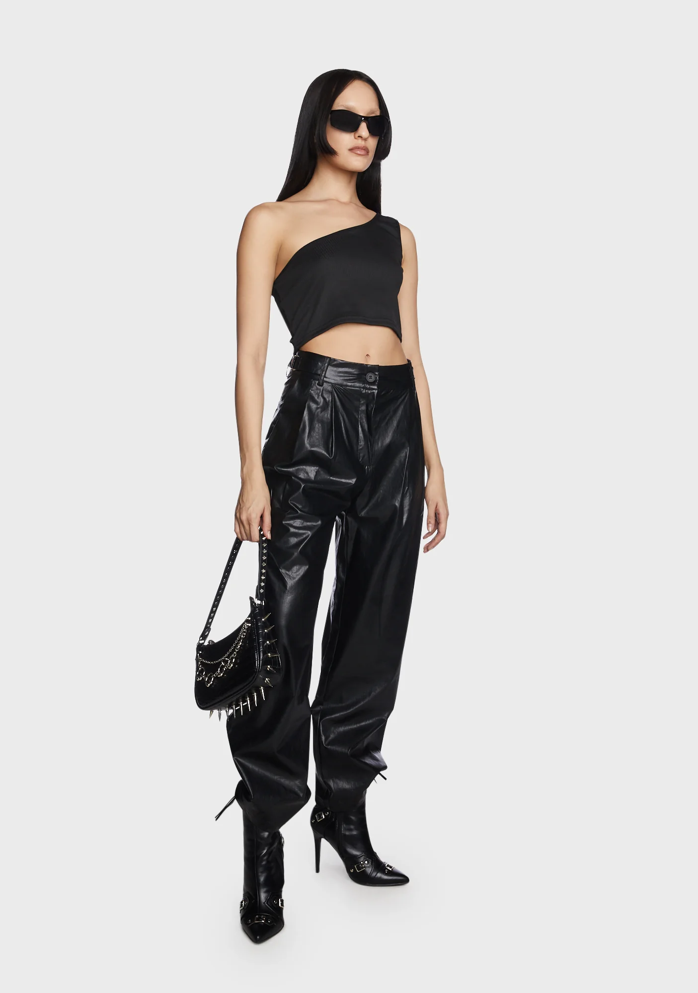 Darkwave Date Vegan Leather Pants - Image 3