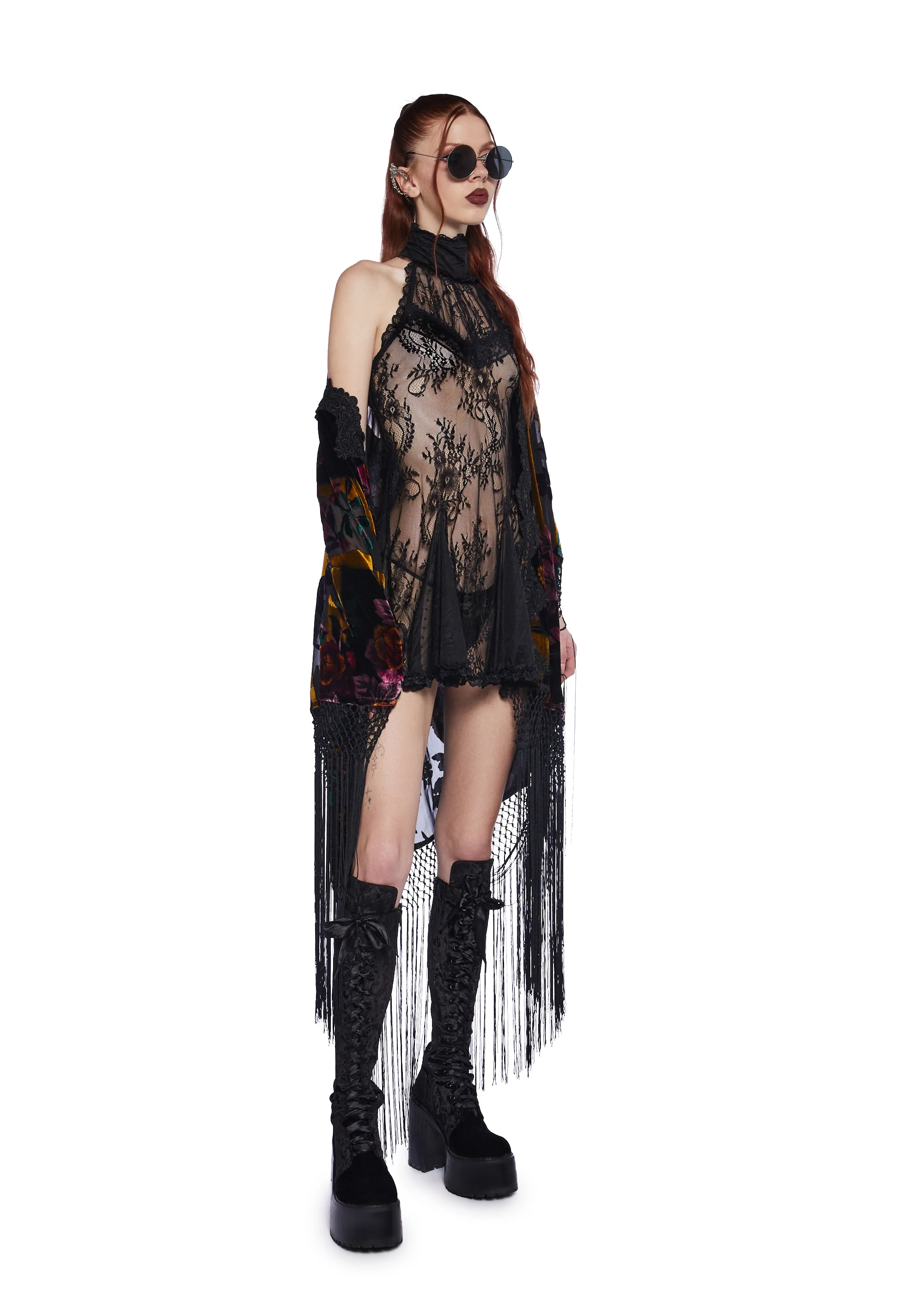 Darling Darkness Mini Dress - Image 2