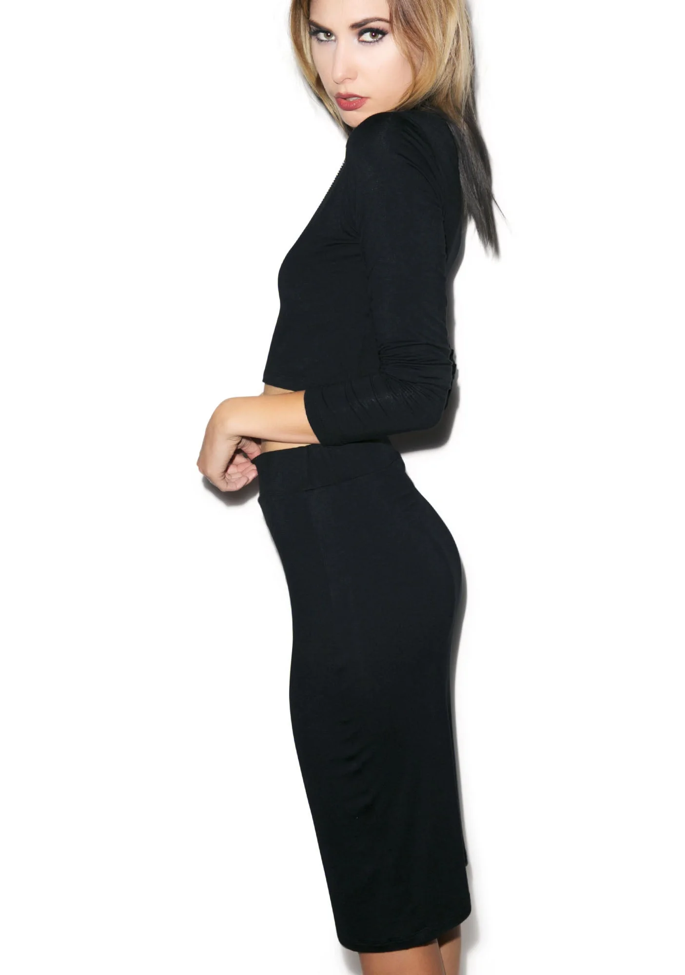 Dat Pencil Skirt - Light Brown - Image 20