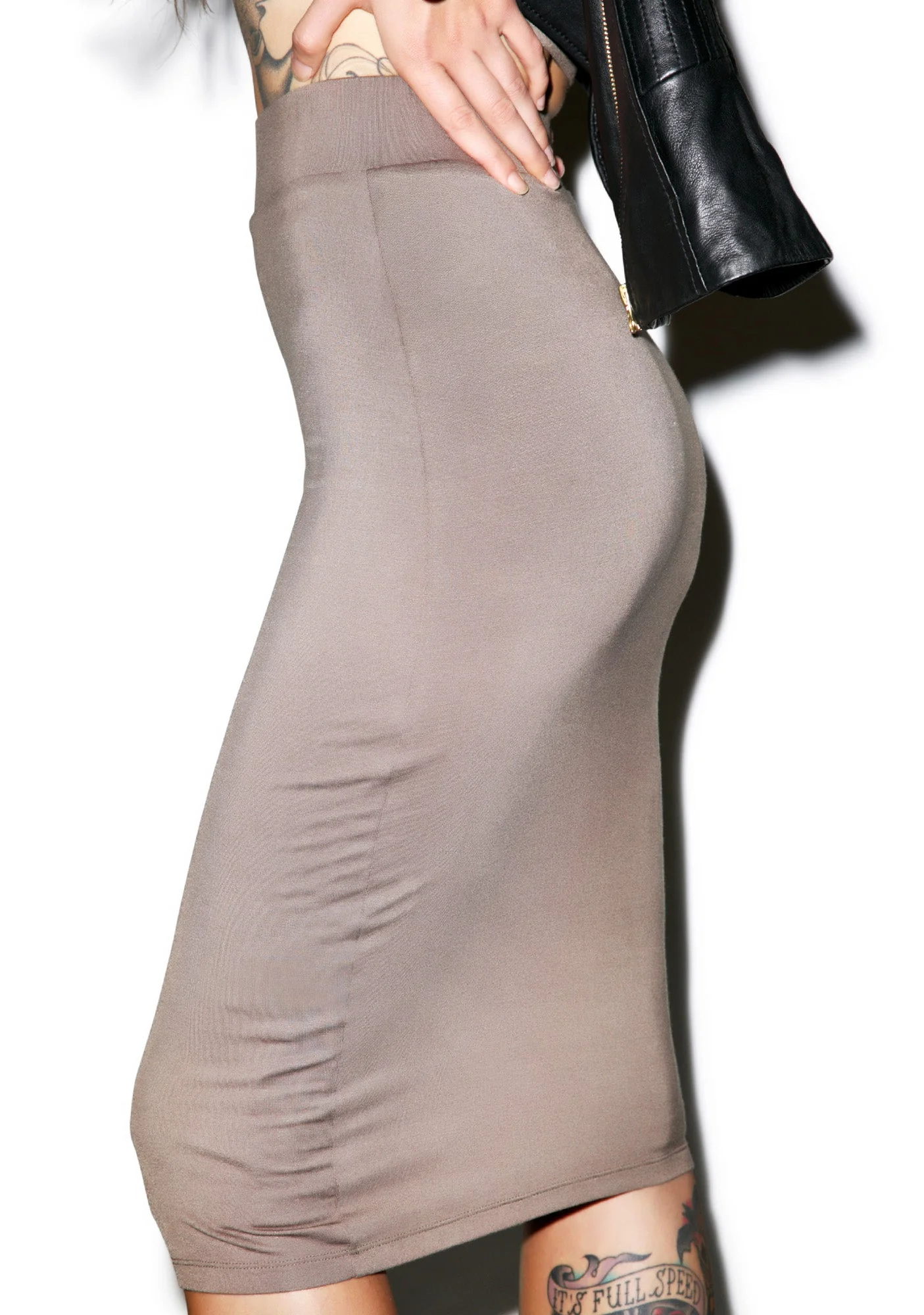 Dat Pencil Skirt - White - Image 4