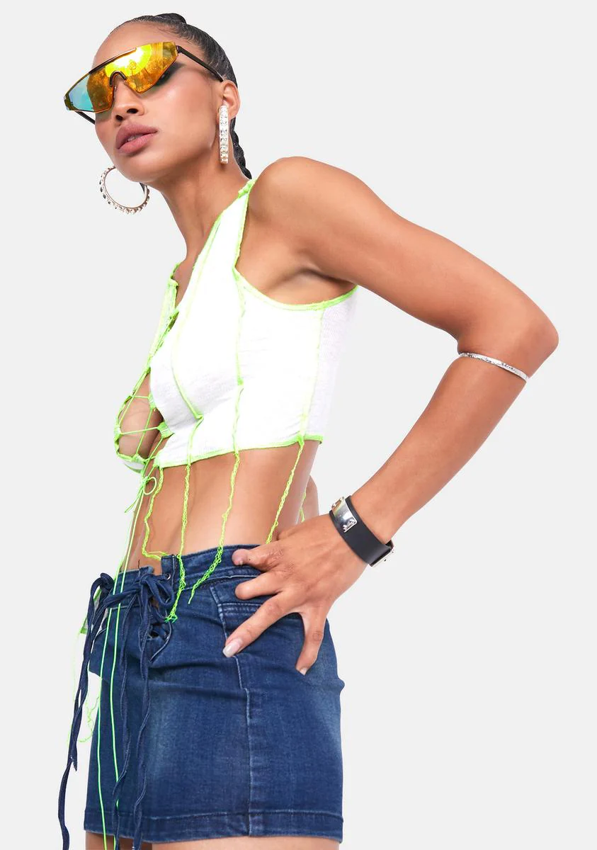 Daytime Lust Contrast Stitch Top - Image 2